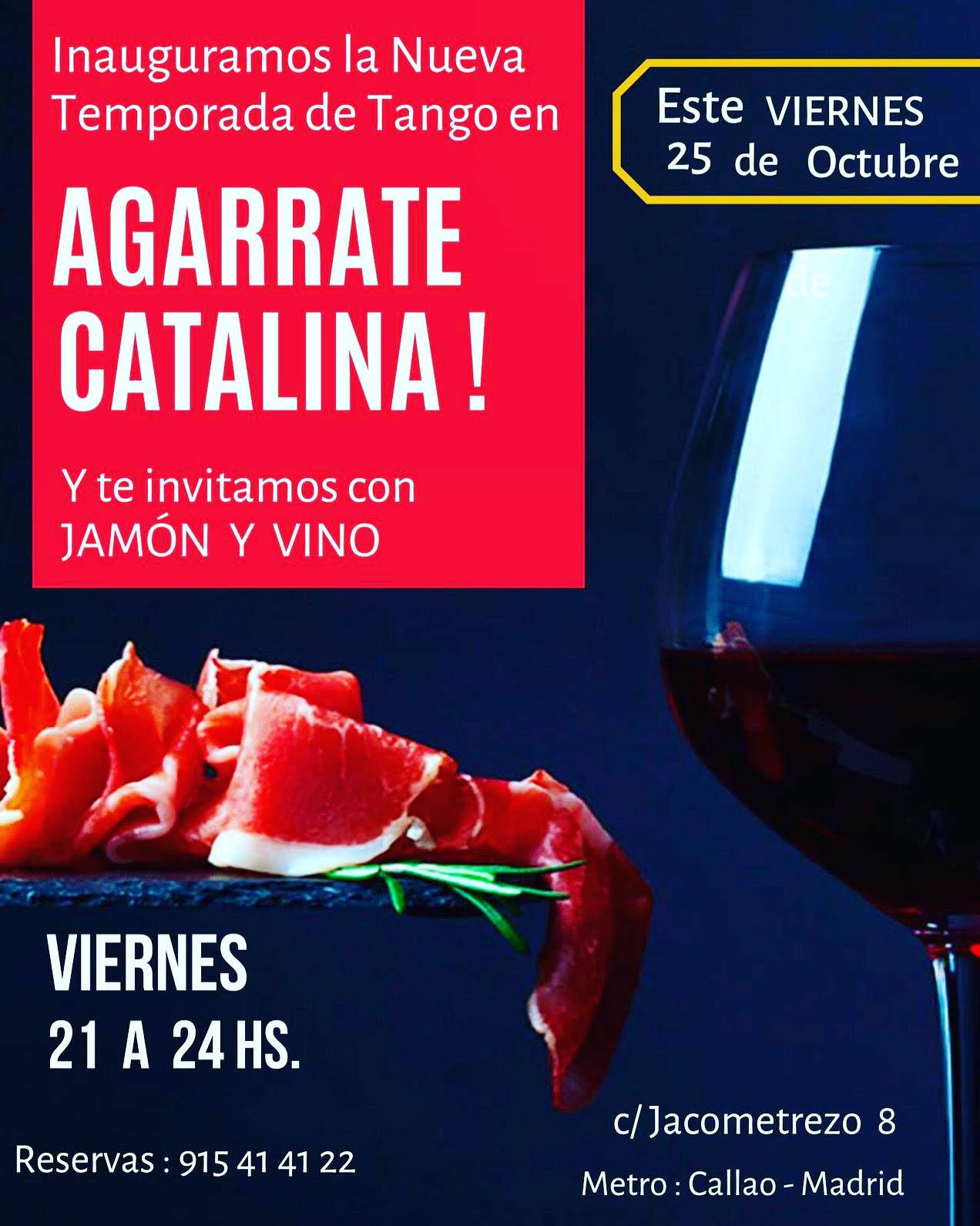 Nueva temporada en Agarrate Catalina Tango
