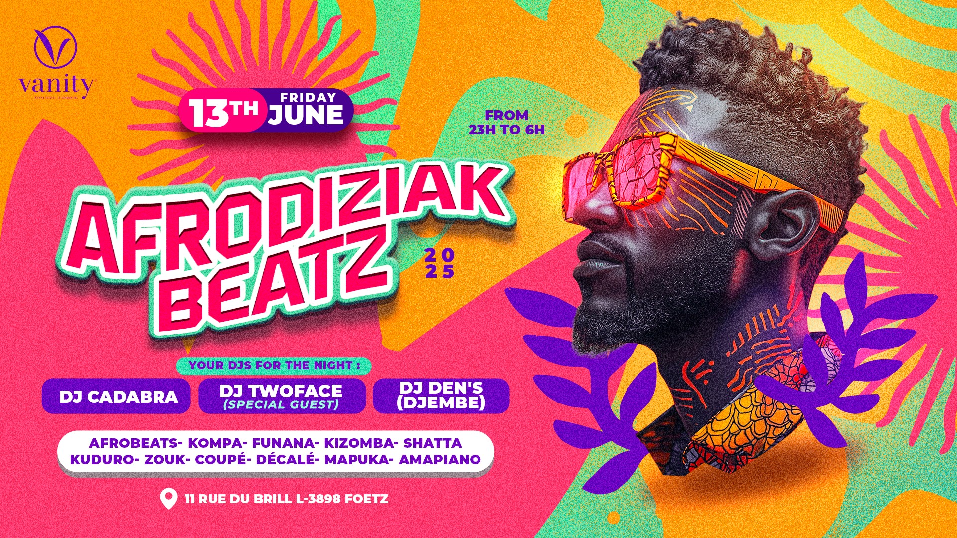 AFRODIZIAK BEATZ @VANITY LUXEMBOURG 13 JUIN 2025