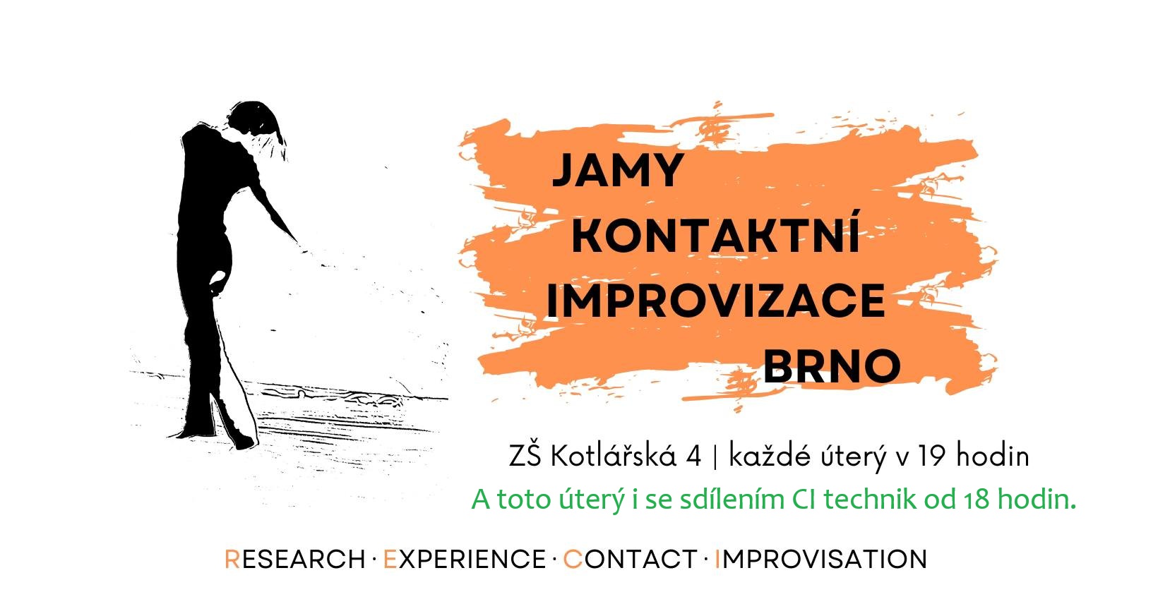 Úterní jam kontaktní improvizace Kotlářská 4