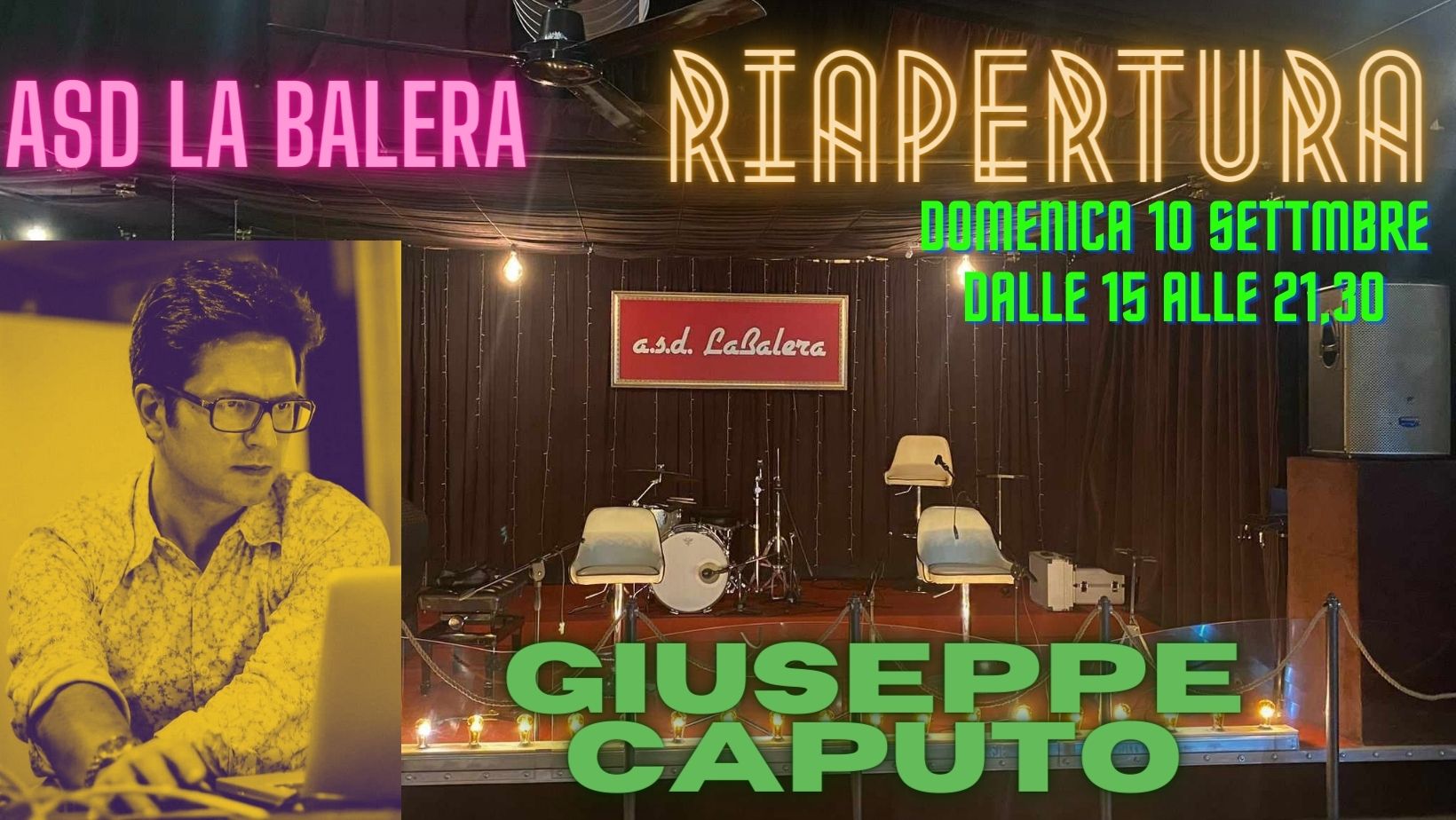 LA BALERA - SPECIALE RIAPERTURA - POMERIDIANA con GIUSEPPE CAPUTO