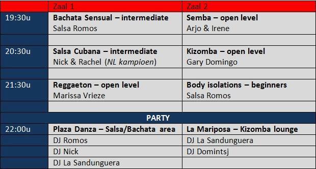 Sat. 24 6 End of the Season Fusion Party: Salsa, Bachata & Kizomba!