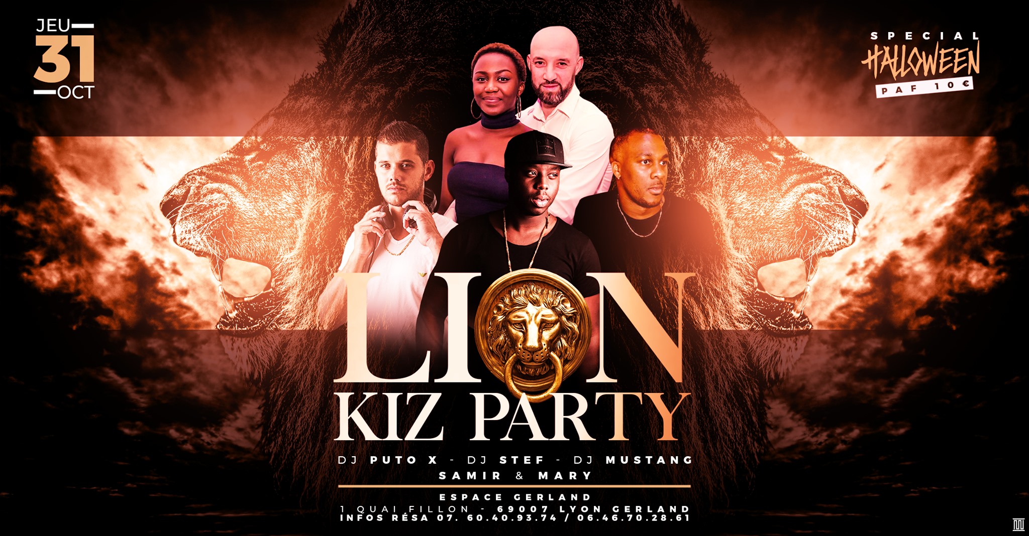 Jeudi 31 Octobre - Lion Kiz Party - Halloween Edition