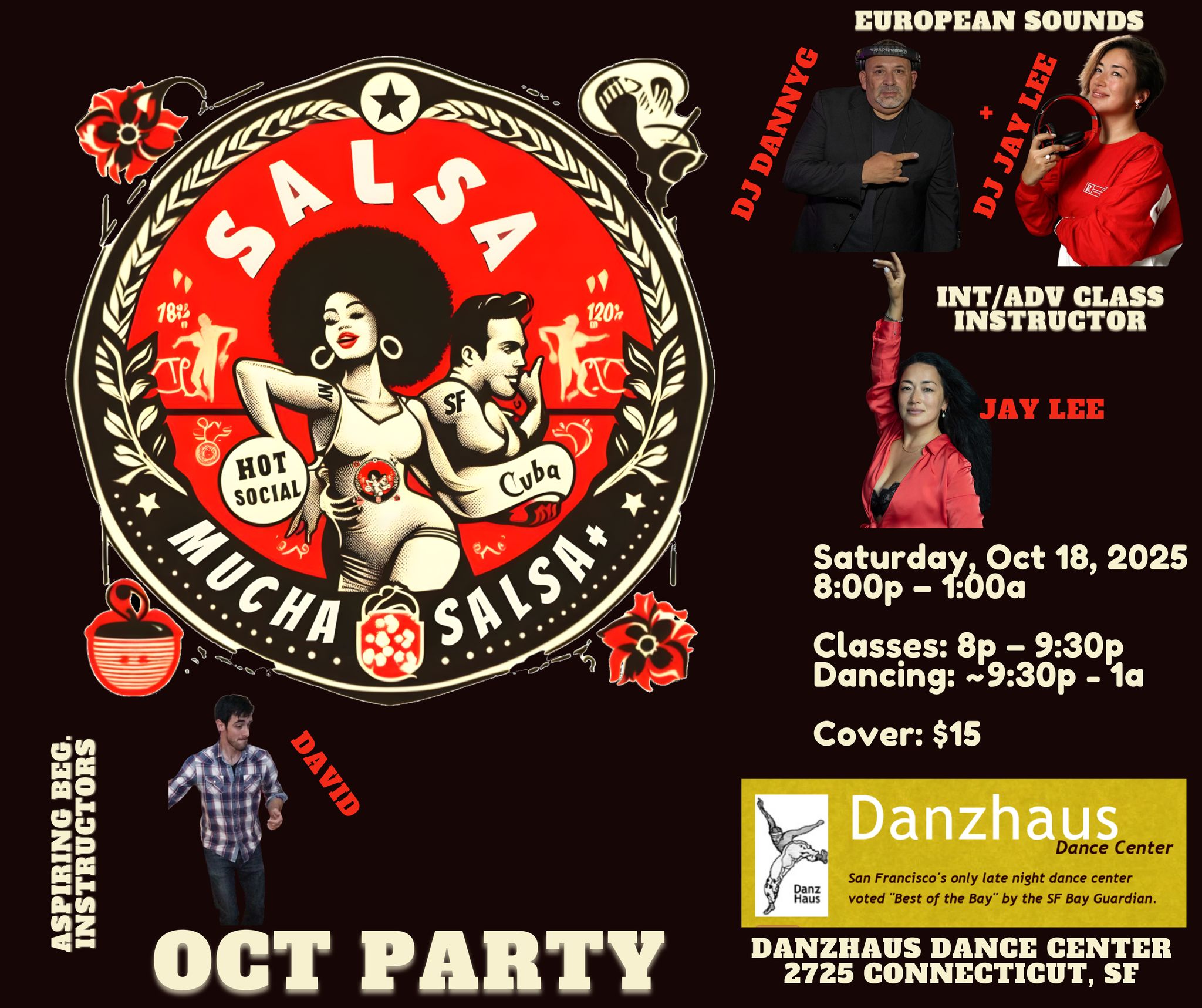 Mucha Salsa+ Oct Party!! (NEW VENUE, DATE, & TIME)