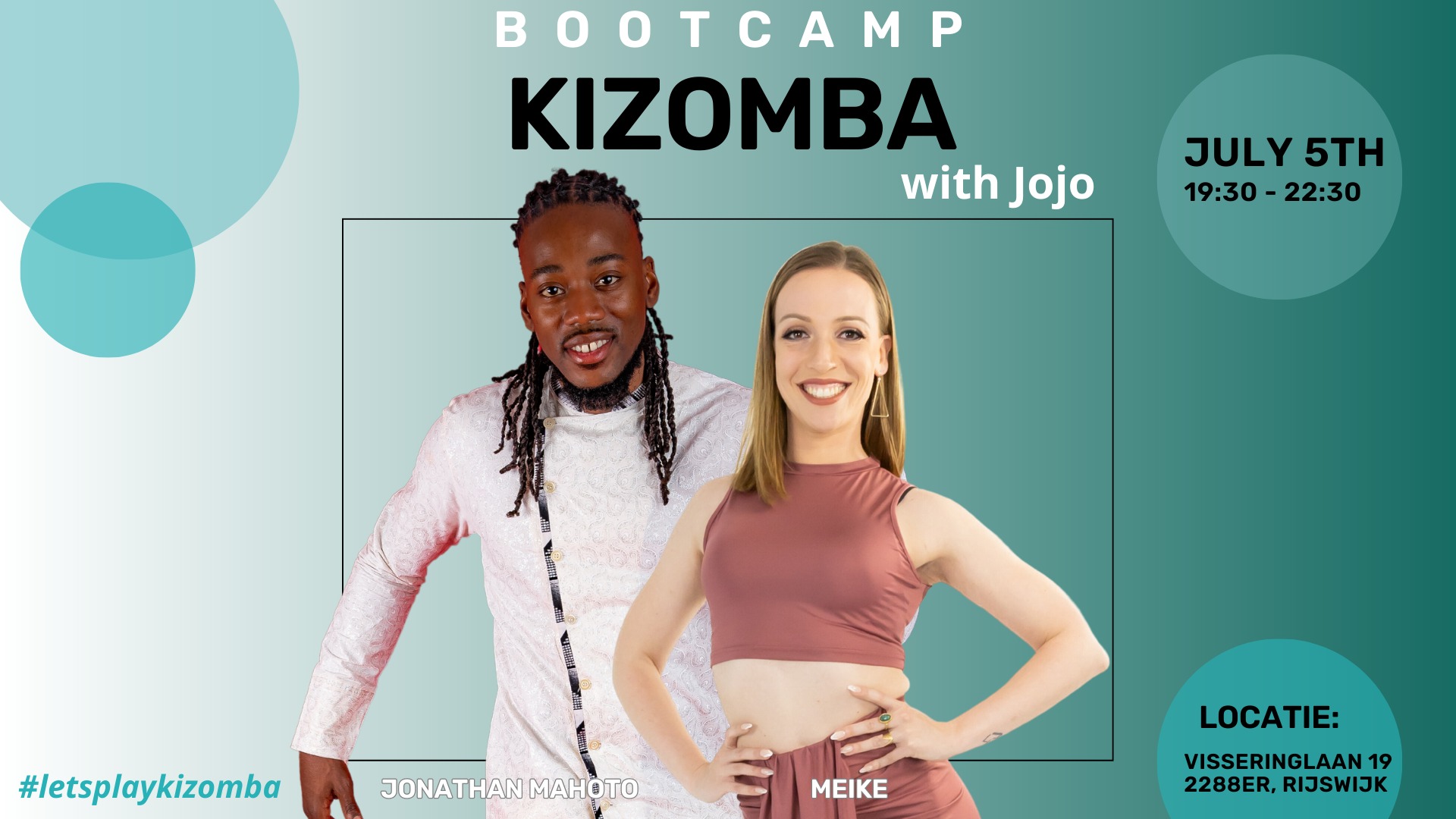 Bootcamp Kizomba with Jojo - Letsplaykizomba!