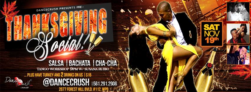 Pre-Thanksgiving Social, Palm Beach Latin Night!