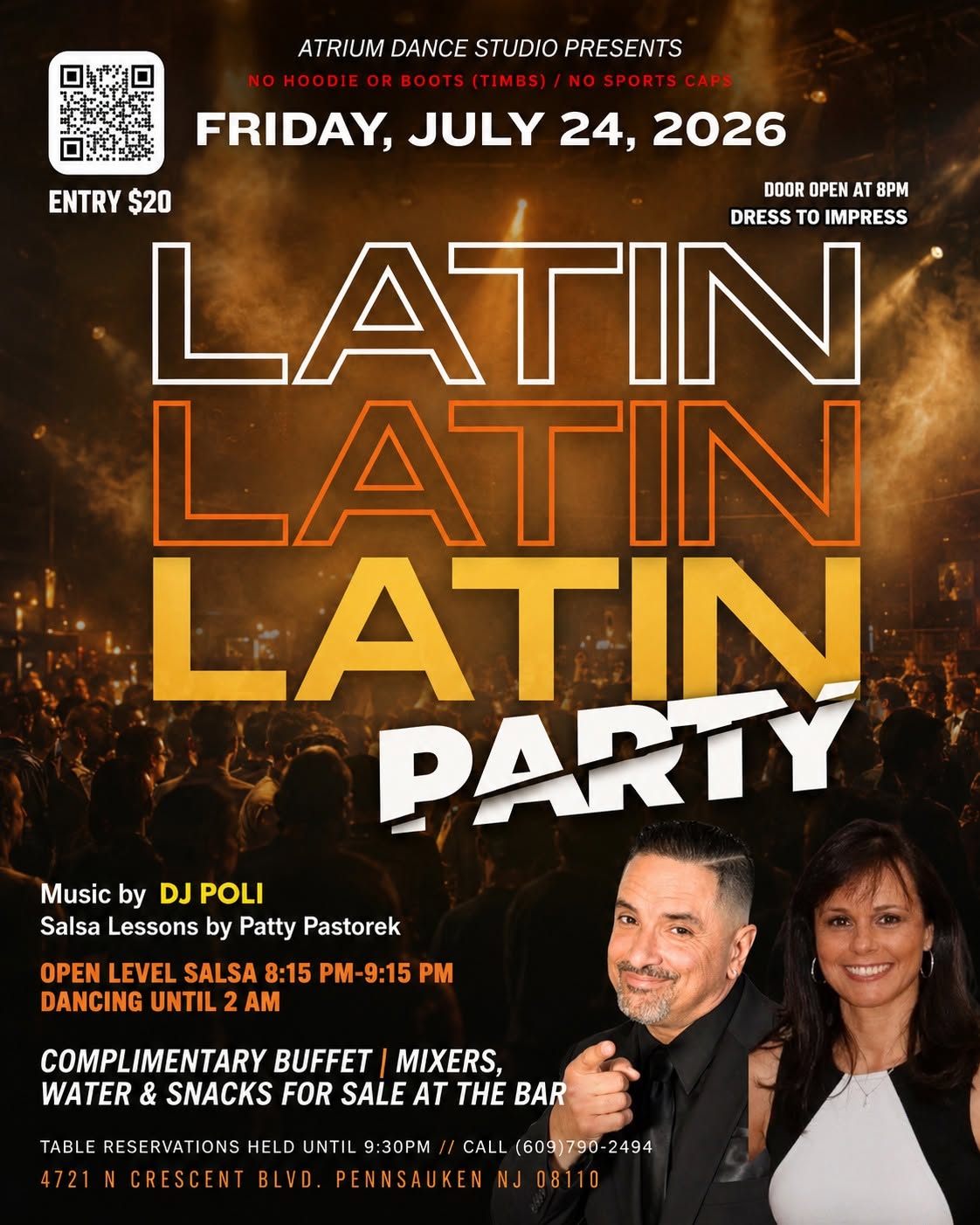 LATIN LATIN LATIN Party at Atrium Dance Studio