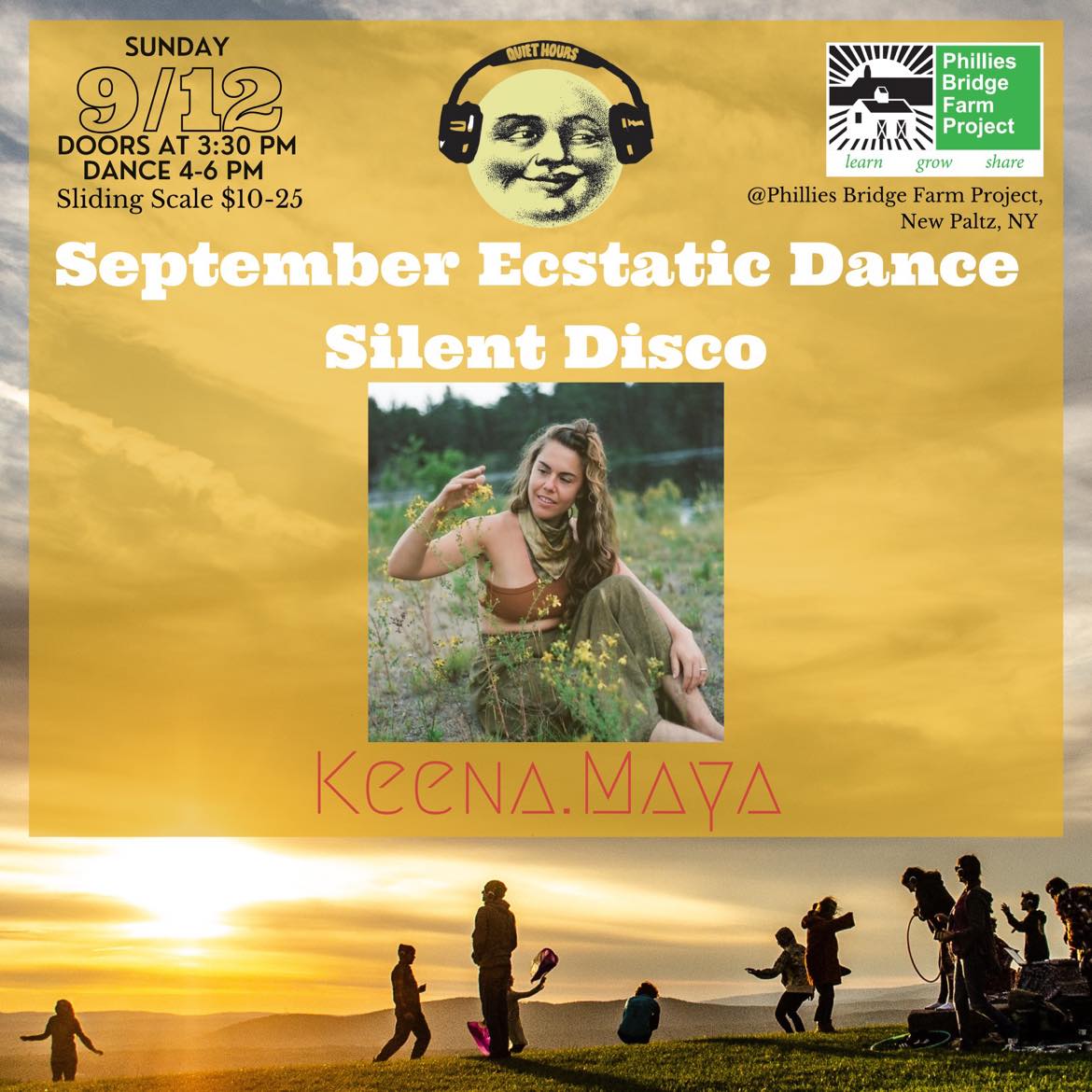 September Ecstatic Dance Silent Disco with Keena.Maya