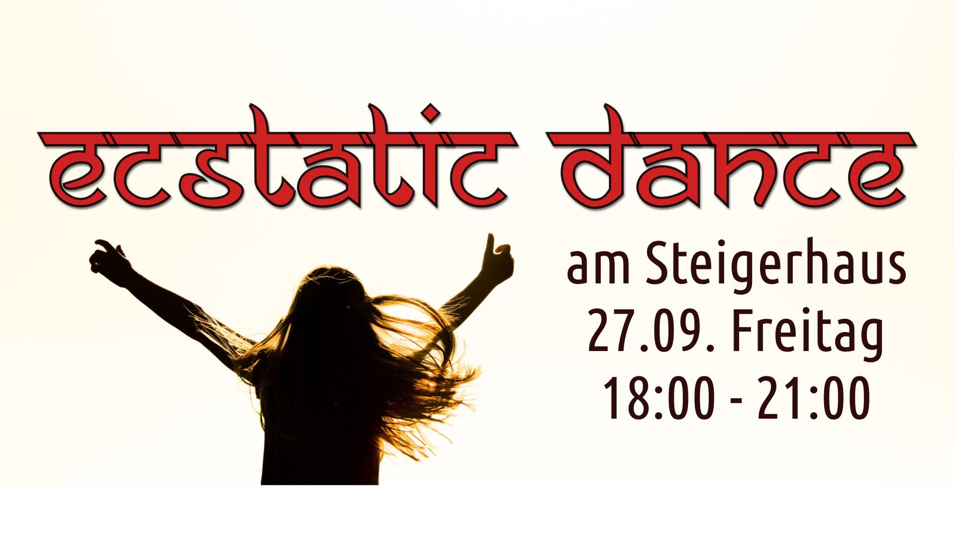 Ecstatic Dance am Steigerhaus mit Mijay Dee (aka DJ • Michael Doepke)
