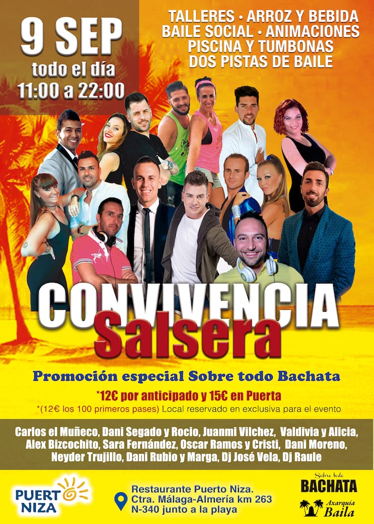 CONVIVENCIA SALSERA. 9 DE SEPT.2018