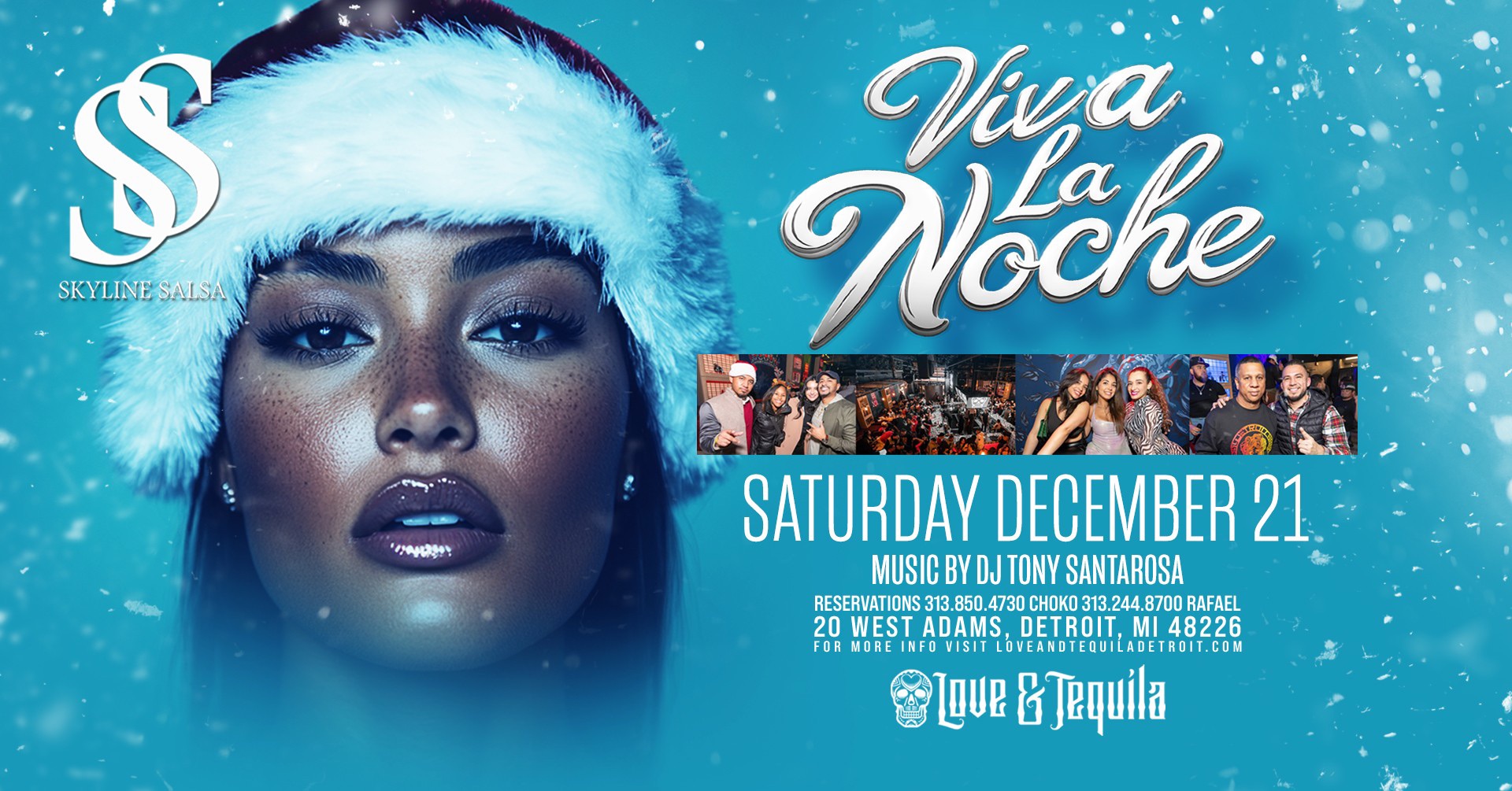 Perreo Latin Saturdays Love and Tequila Detroit SkylineSalsa