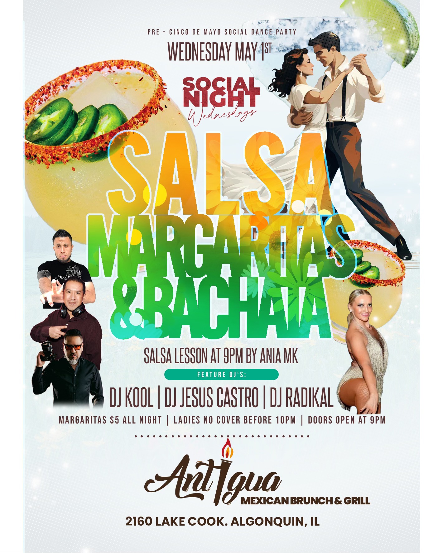 Salsa, Margaritas & Bachata Social Night