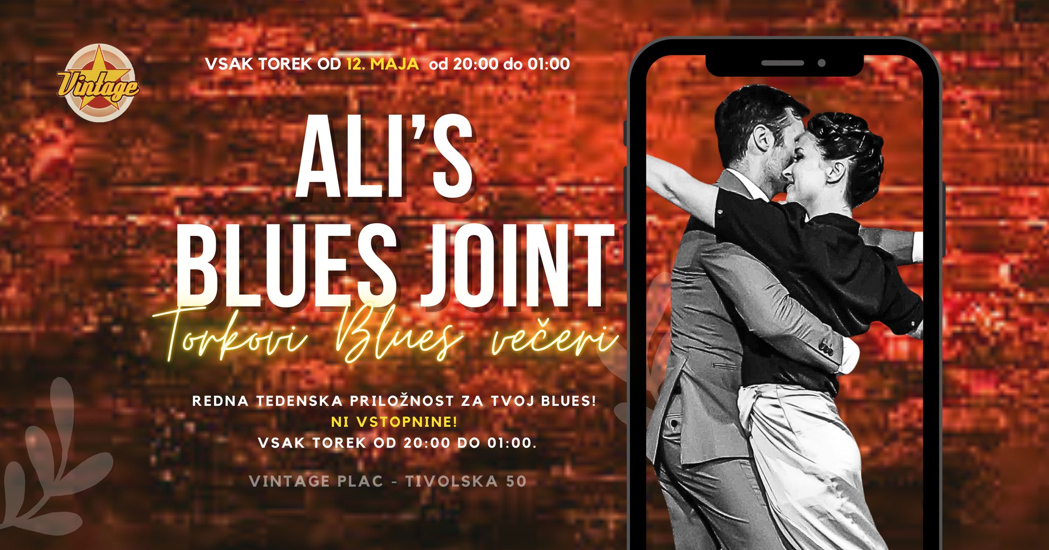 ALI's BLUES JOINT - torkovi Blues večeri