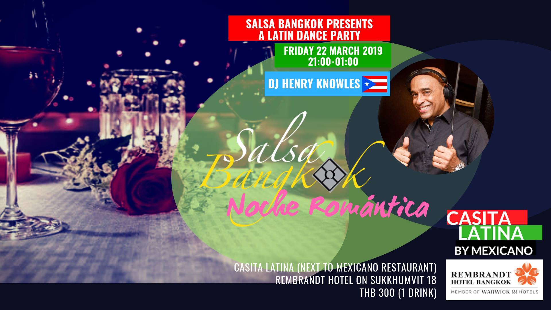 Salsa Bangkok Party - Noche Romantica