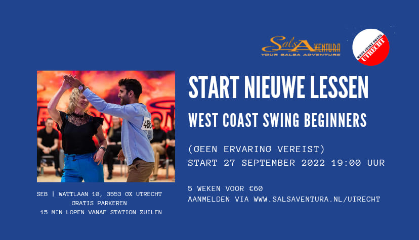 West Coast Swing voor Beginners 1A (5 weken)