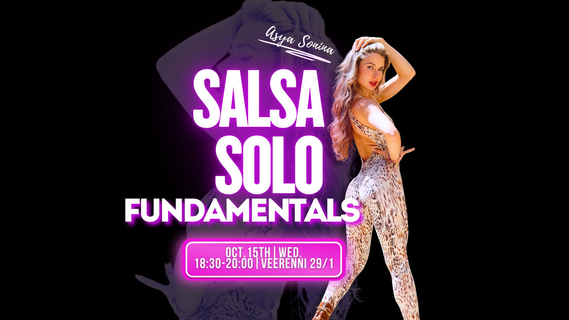 Salsa Solo Fundamentals for Ladies with Asya Sonina - Oct 15th