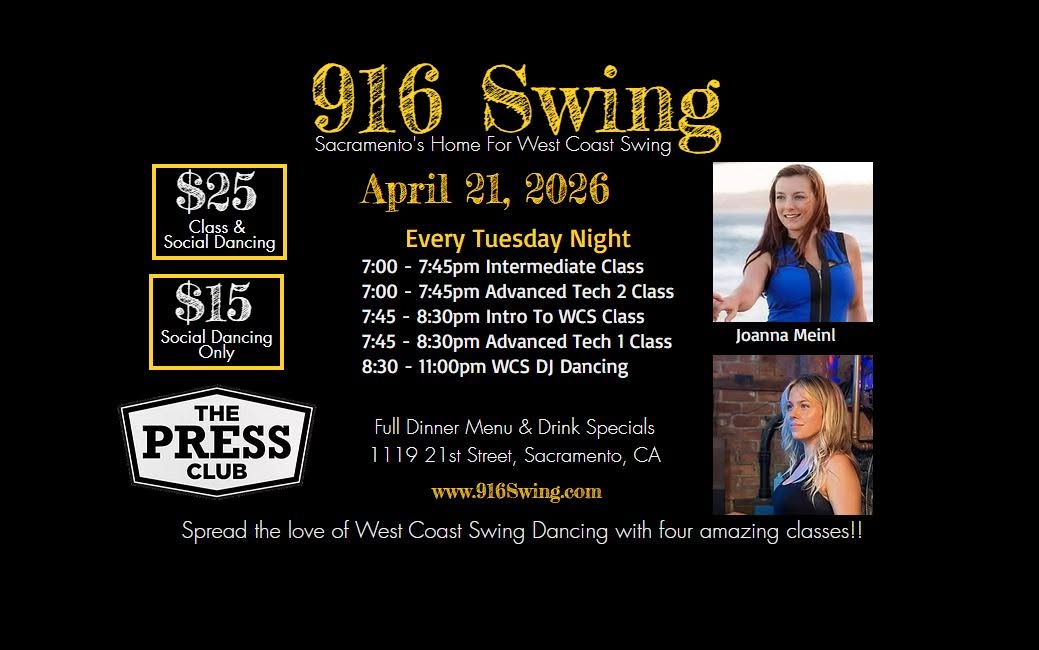 916 Swing, April 21, 2026 with Joanna Meinl