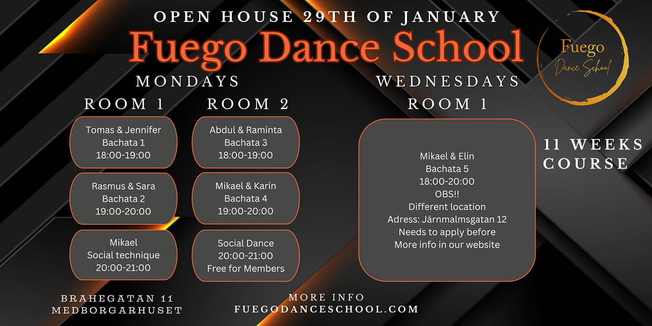 Welcome to the New Season at Fuego Dance School!