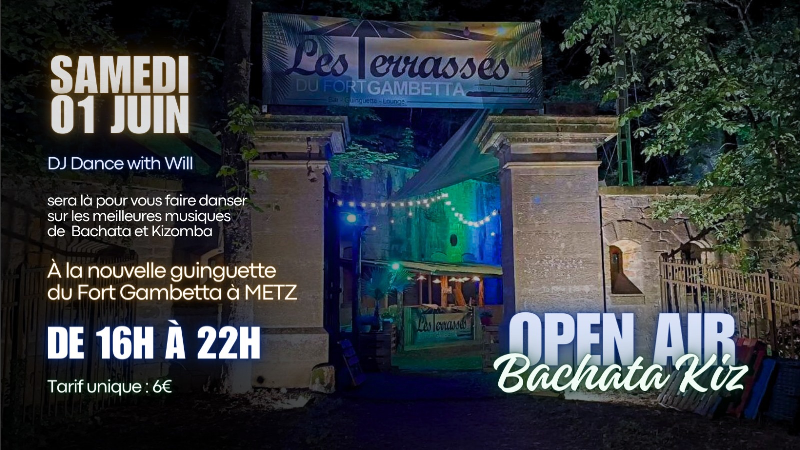 Bachata Kiz au fort Gambetta