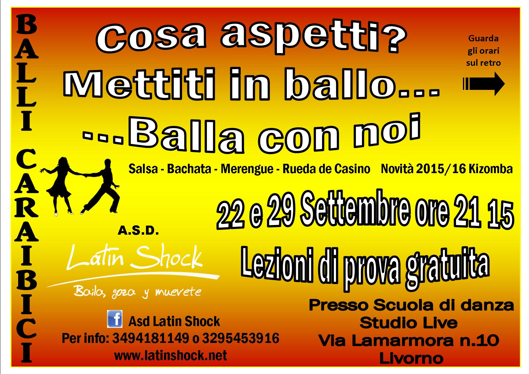 COSA ASPETTI? METTITI IN BALLO ...BALLA CON NOI