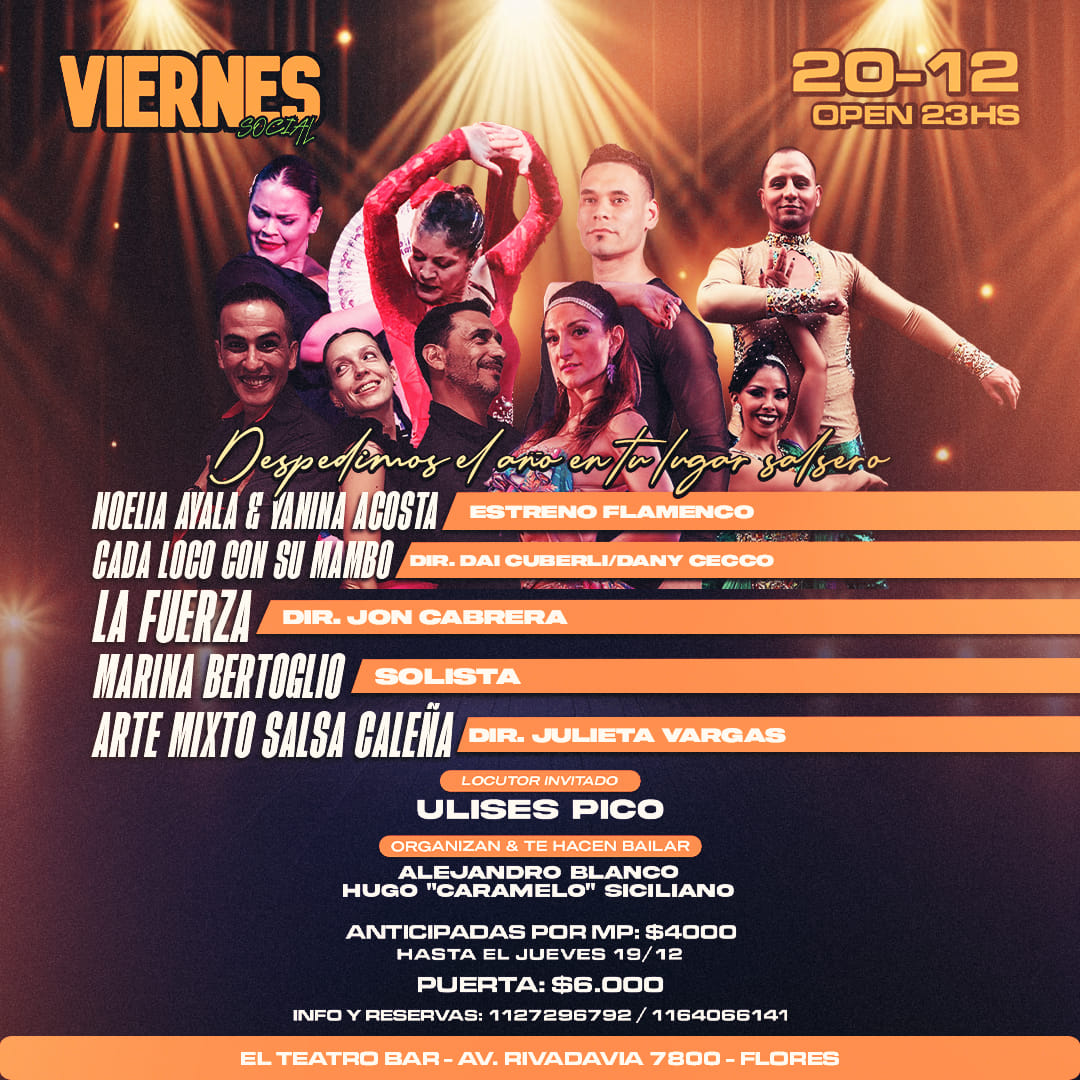 VIERNES SOCIAL DESPEDIMOS EL AÑO !