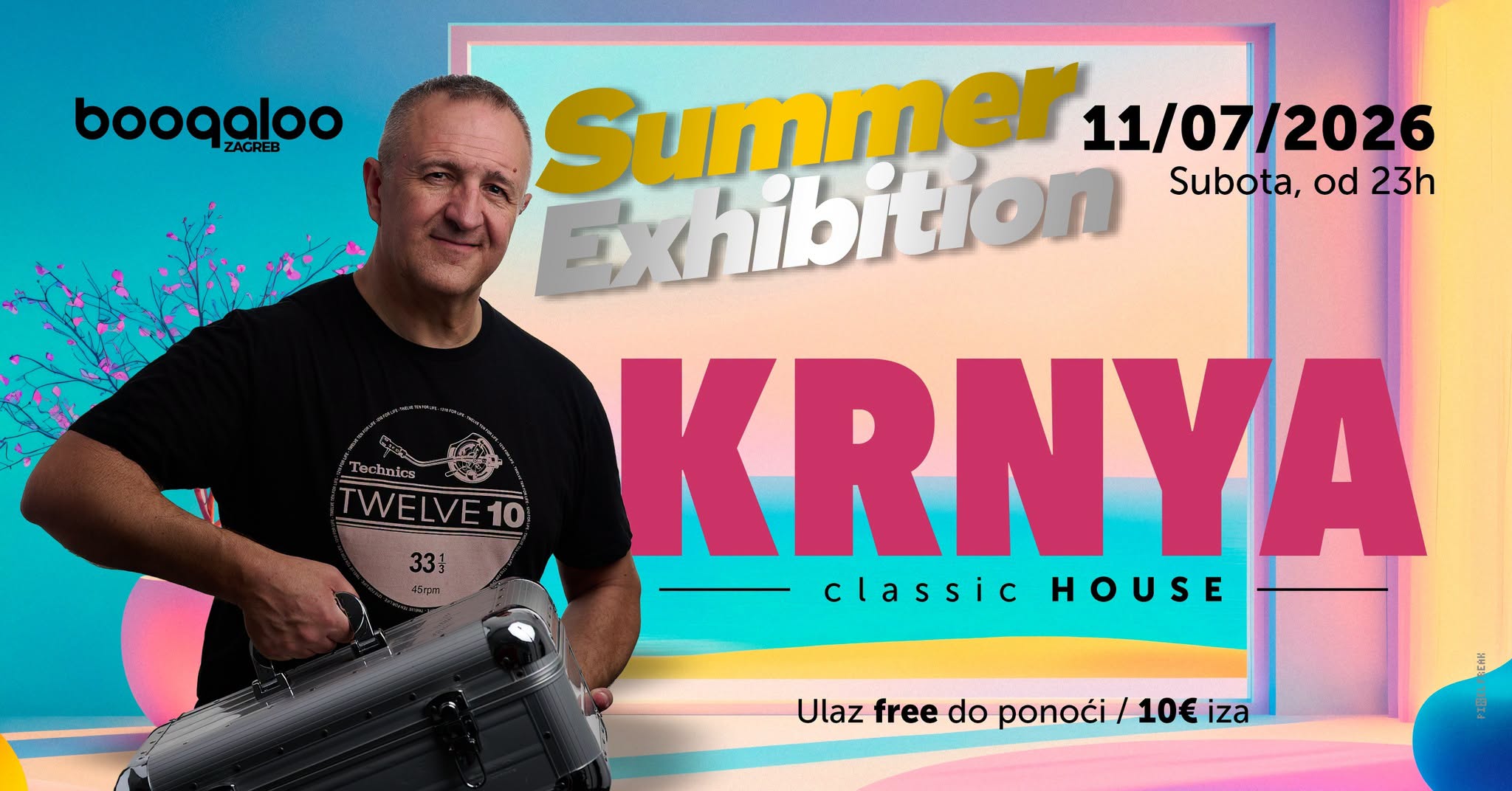 Summer Exhibition w. KRNYA all night ☀️ 11.07.2026. Zagreb