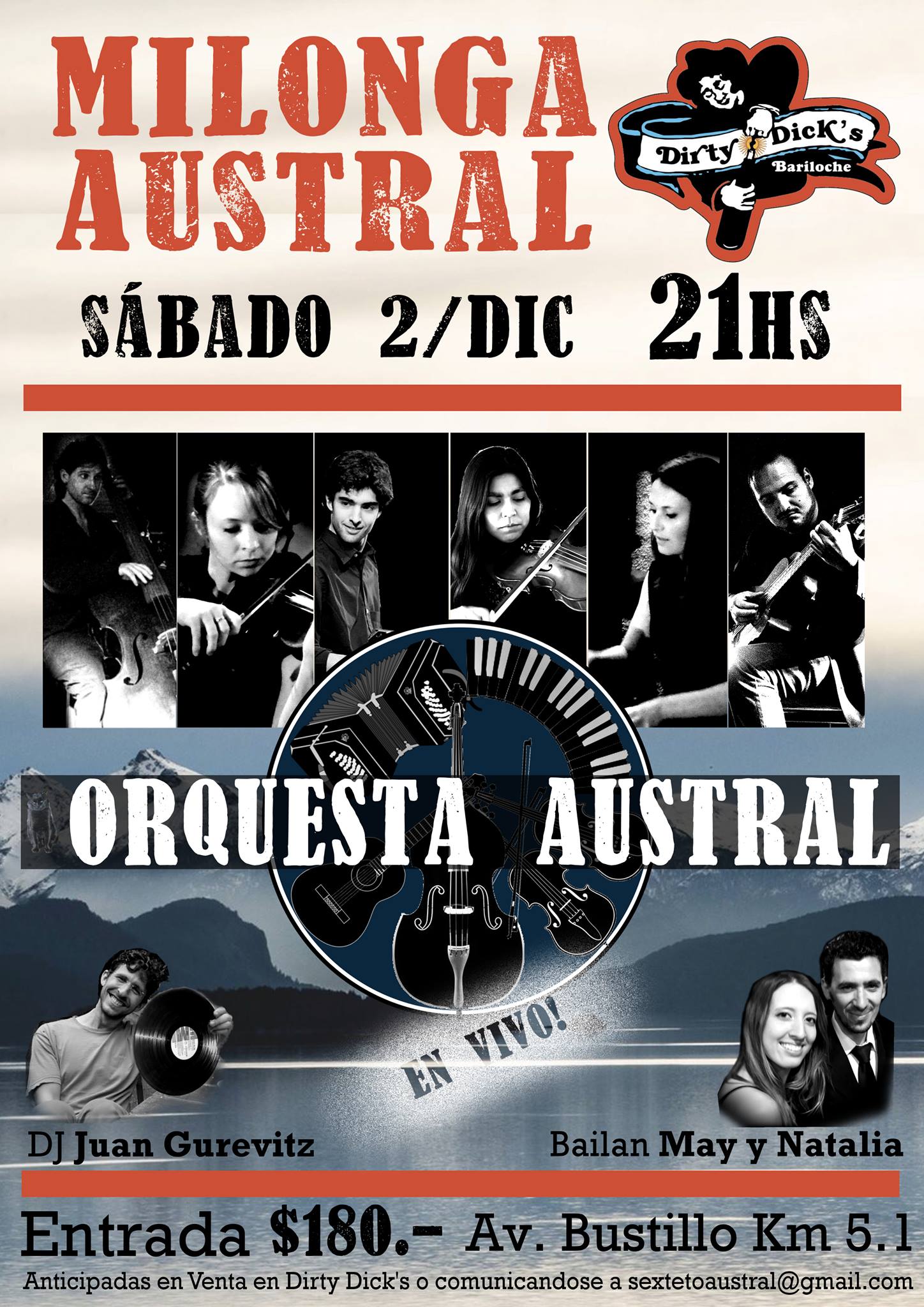 ¡Milonga Austral en el Dirty! Gran Cierre Del Año