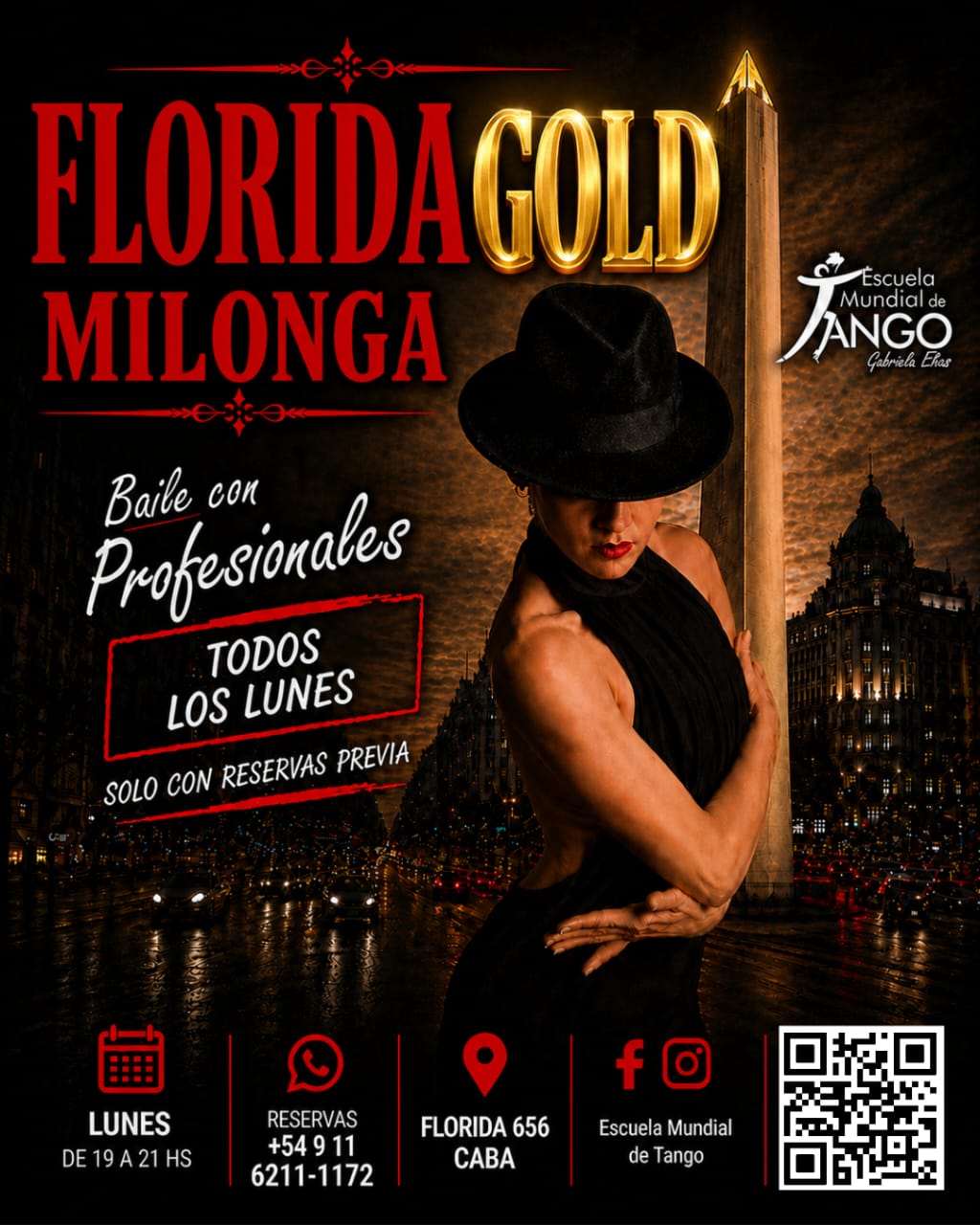 π¦π· COMING TO BUENOS AIRES TO DANCE TANGO Then you NEED to experience FLORIDA GOLD MILONGA