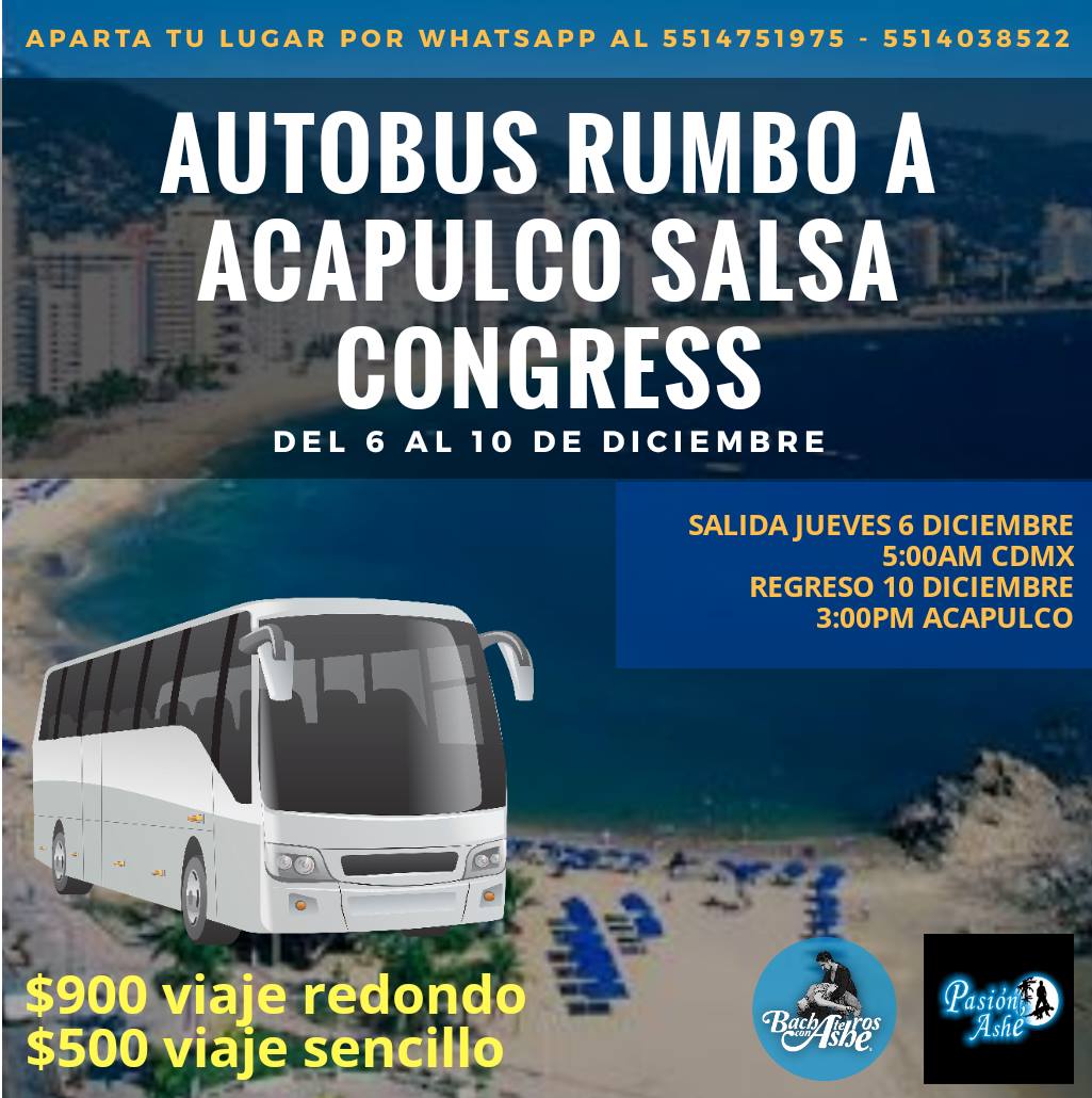 Autobus Rumbo a Acapulco - 6 al 10 Diciembre