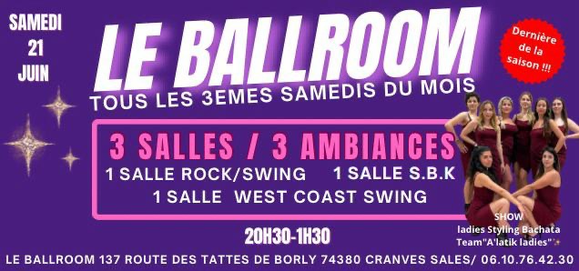 SOIREE ROCK SWING S.B.K WEST COAST 3 SALLES & 3 AMBIANCES