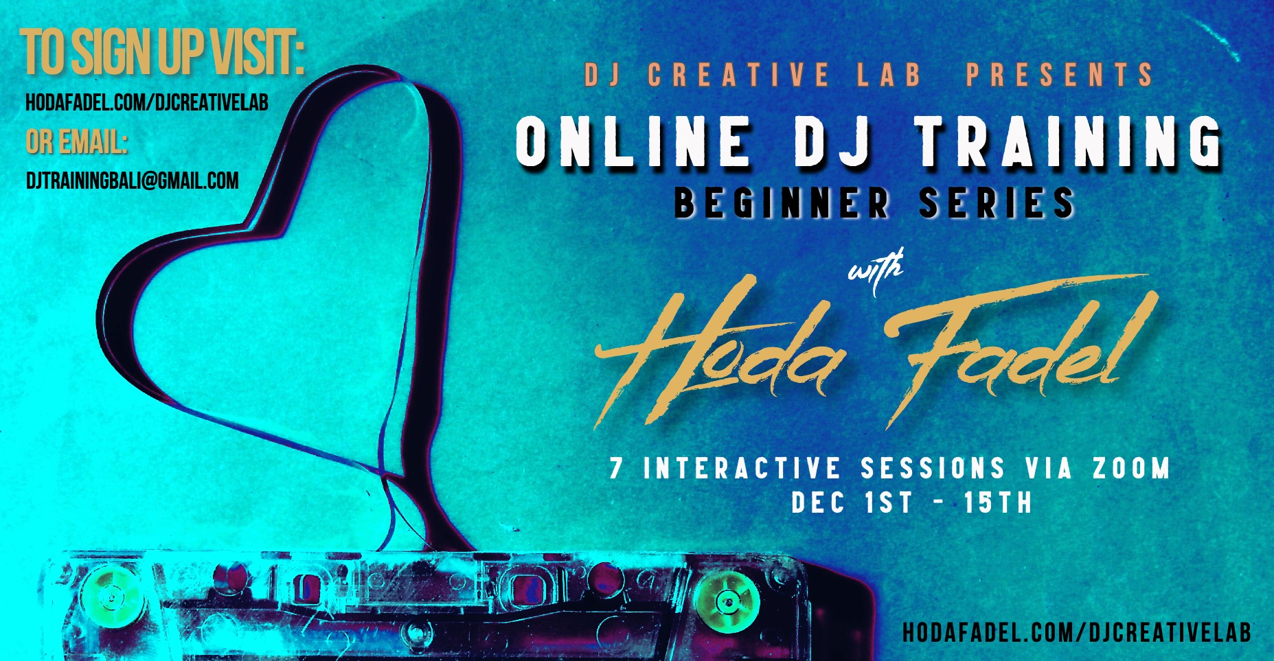 Online DJ Training with Hoda Fadel