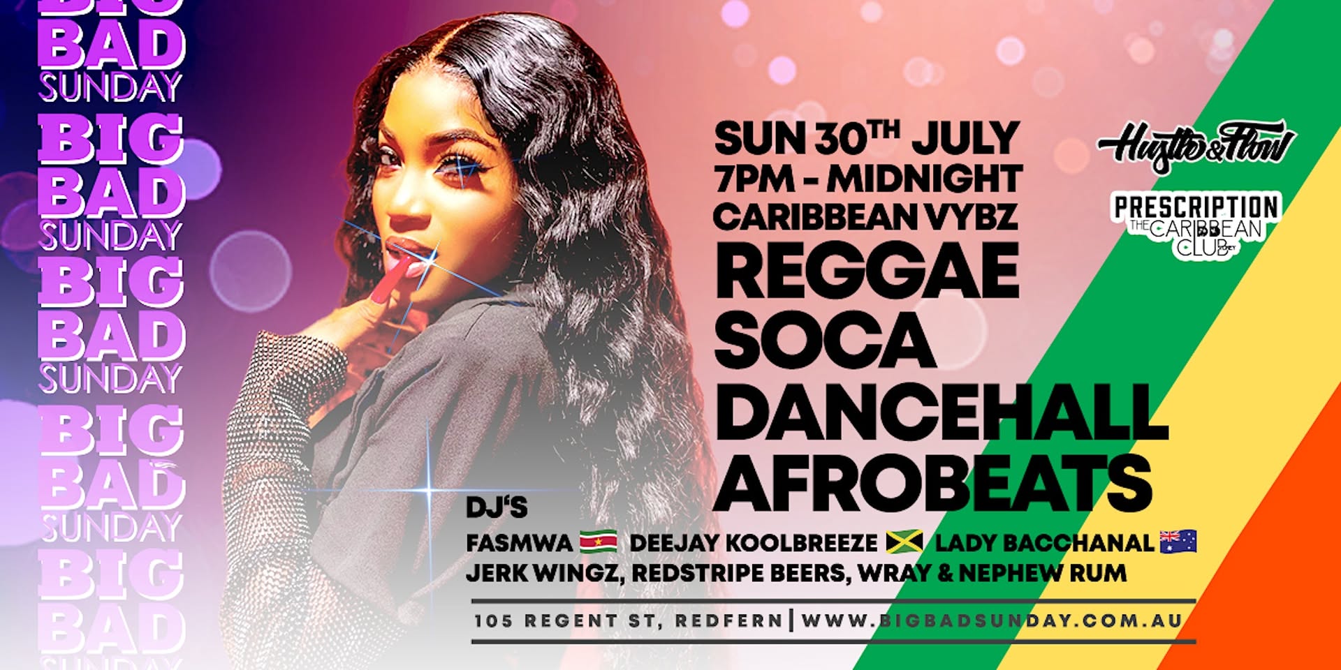BIG BAD SUNDAYS, DJ Fasmwa, KoolBreeze, Lady Bacchanal
