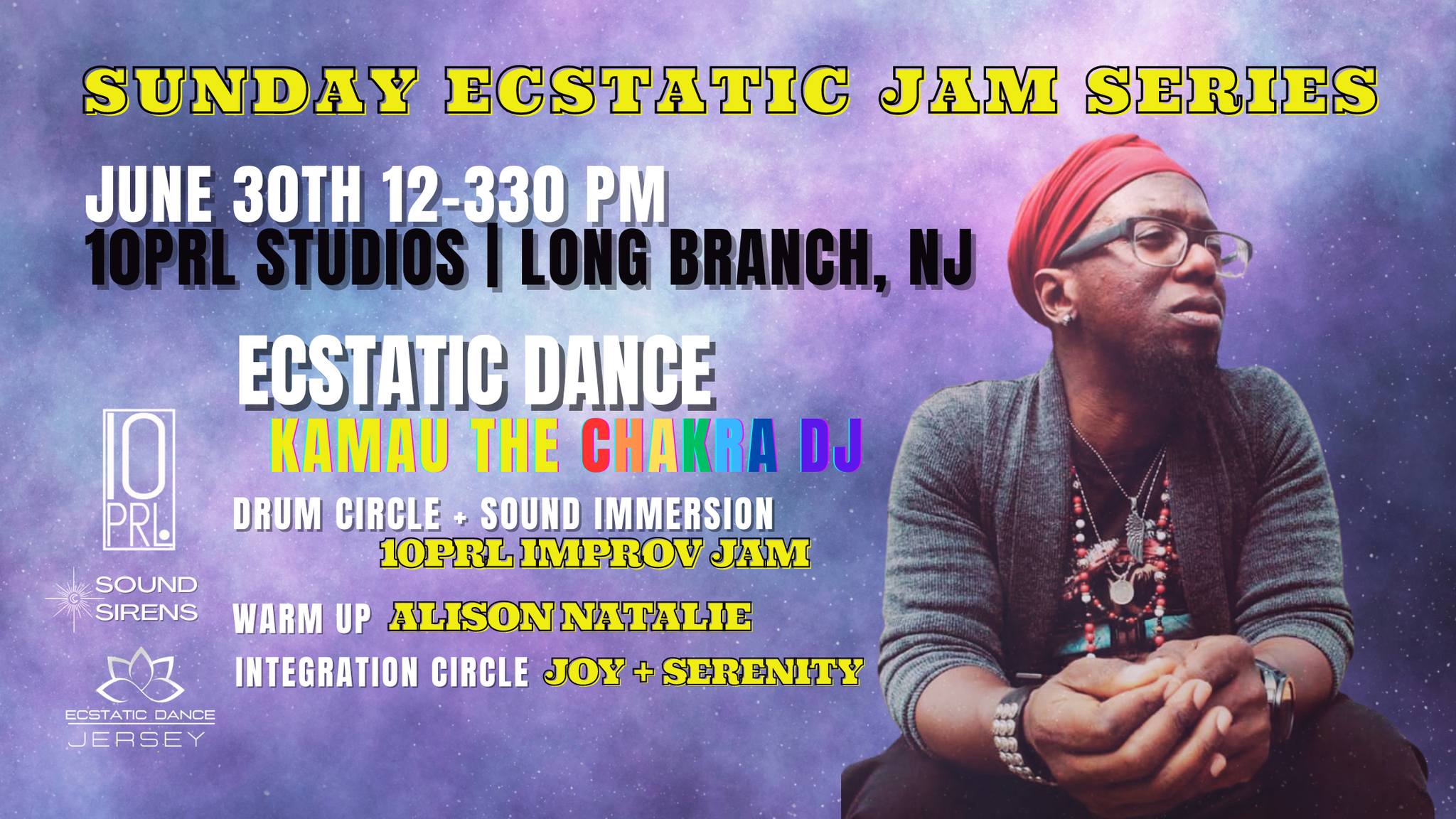 Ecstatic Dance Jam Series w KAMAU THE CHAKRA DJ