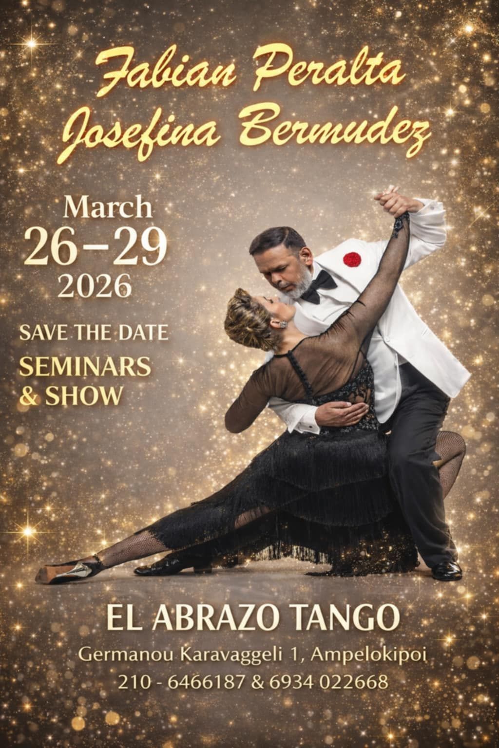 Fabián Peralta & Josefina Bermúdez in Athens !!