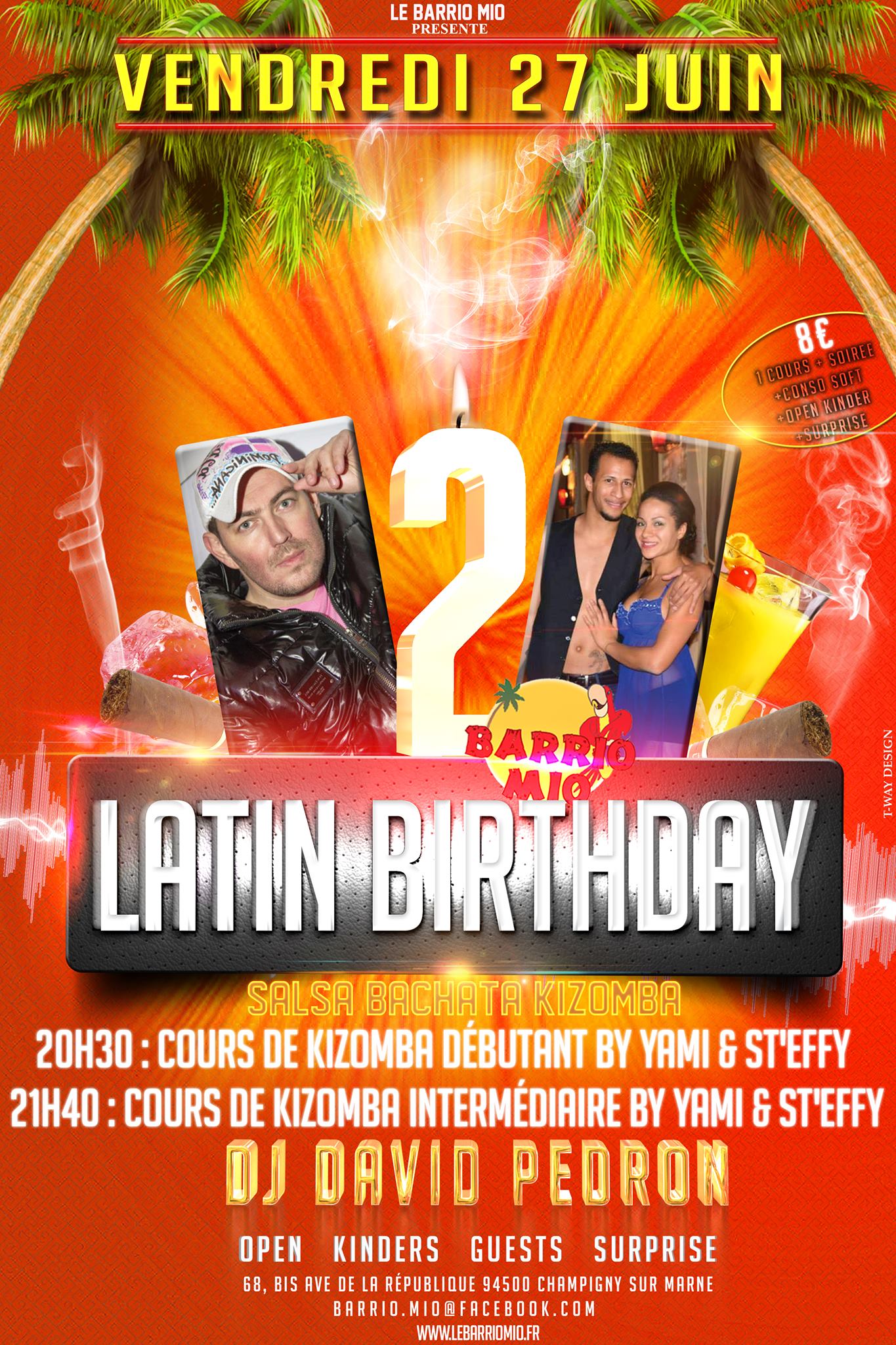 ✦☆✦☆✦ Latin Birthday 2 ans du Barrio ✦☆✦☆✦ Kinder party