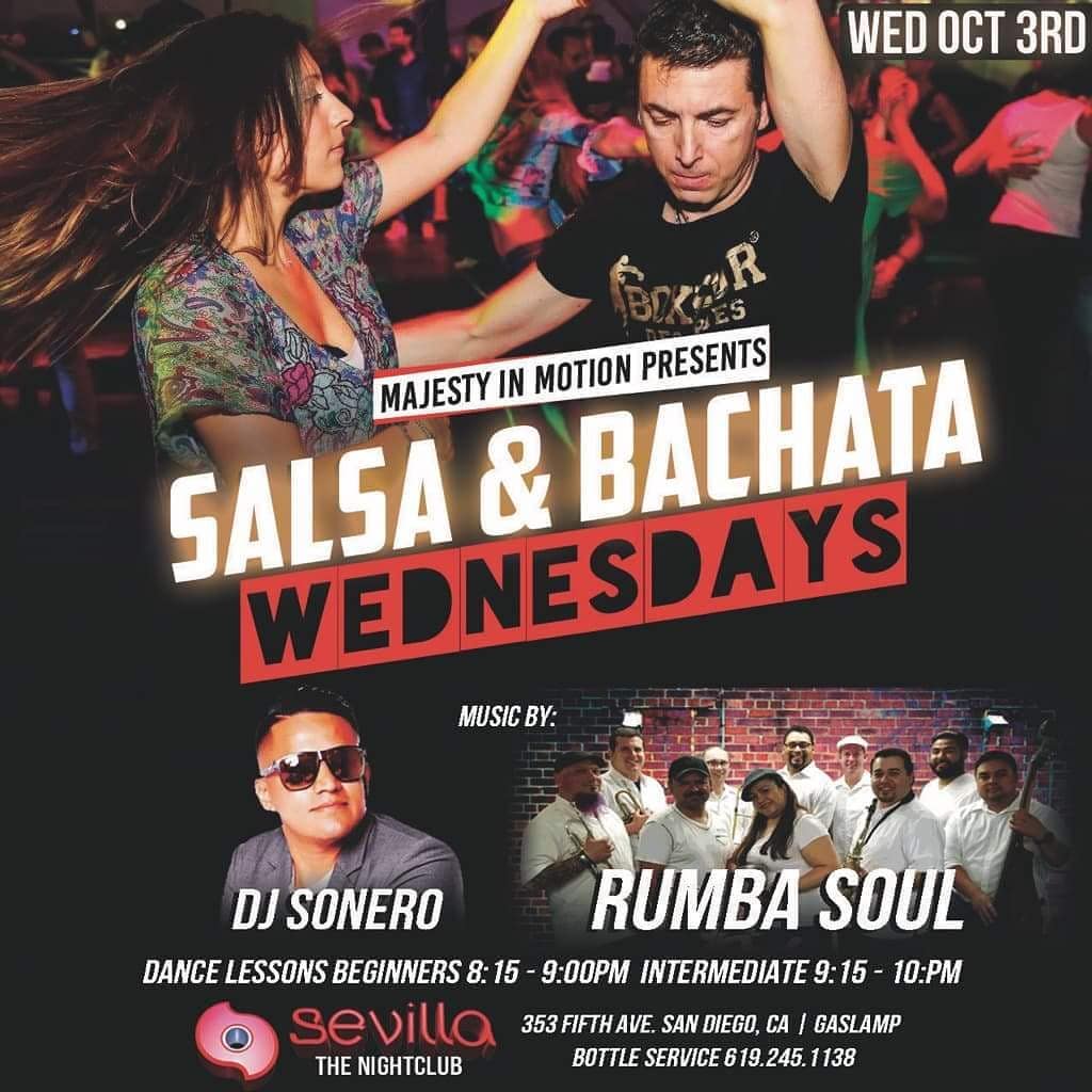 Rumba y Soul at Salsa & Bachata Wednesdays!