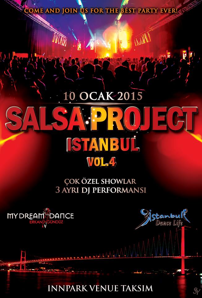 SALSA PROJECT ISTANBUL vol.4 10 Ocak '15 3 Djs & Show Time