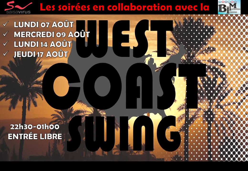 Soirées West Coast Swing@Salsavirus & BIM