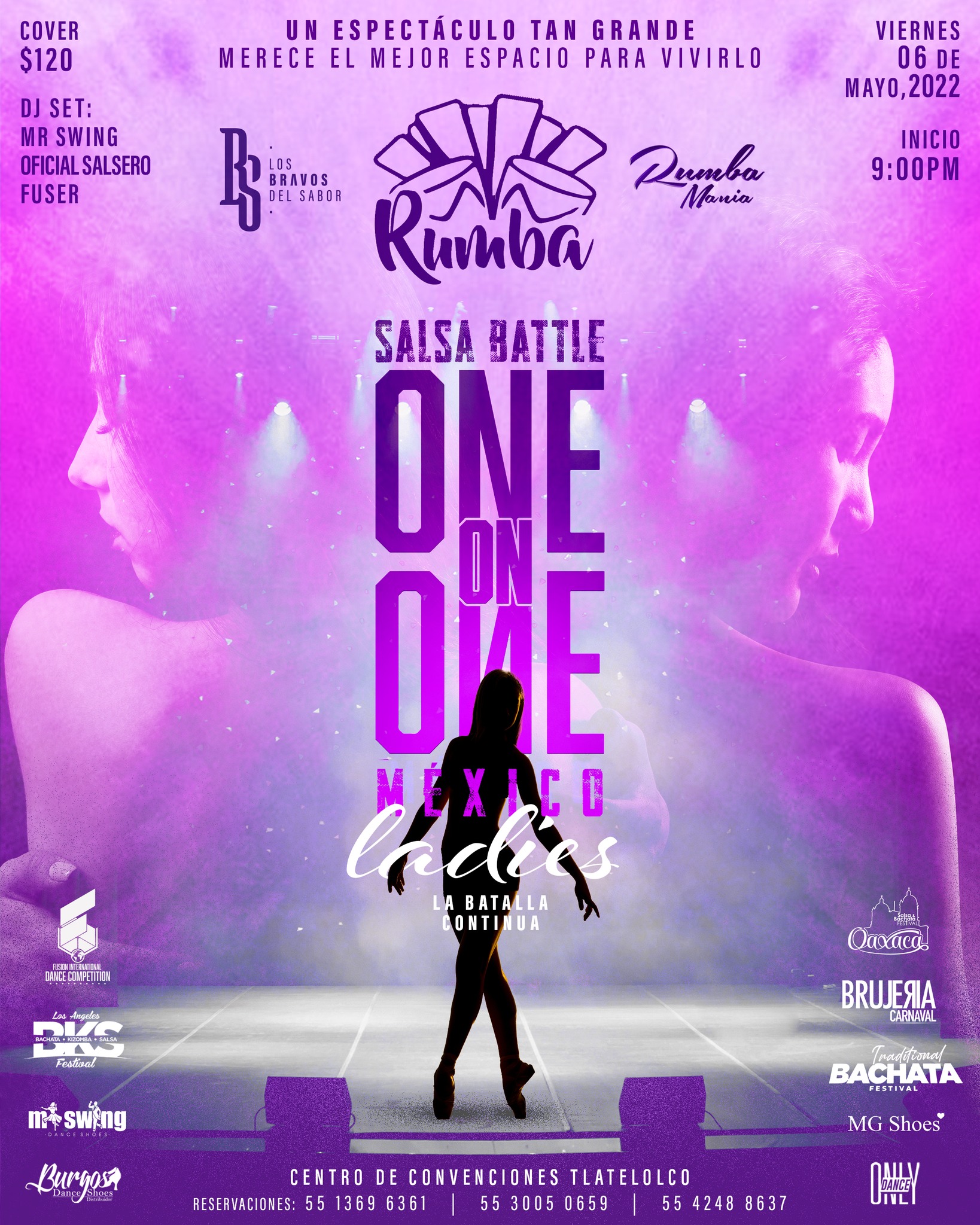 One on One en Rumba - viernes 6 de mayo 9 pm