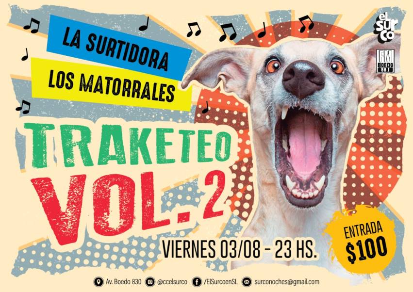 El Traketeo Bailable! en vivo Los matorrales + La Surtidora