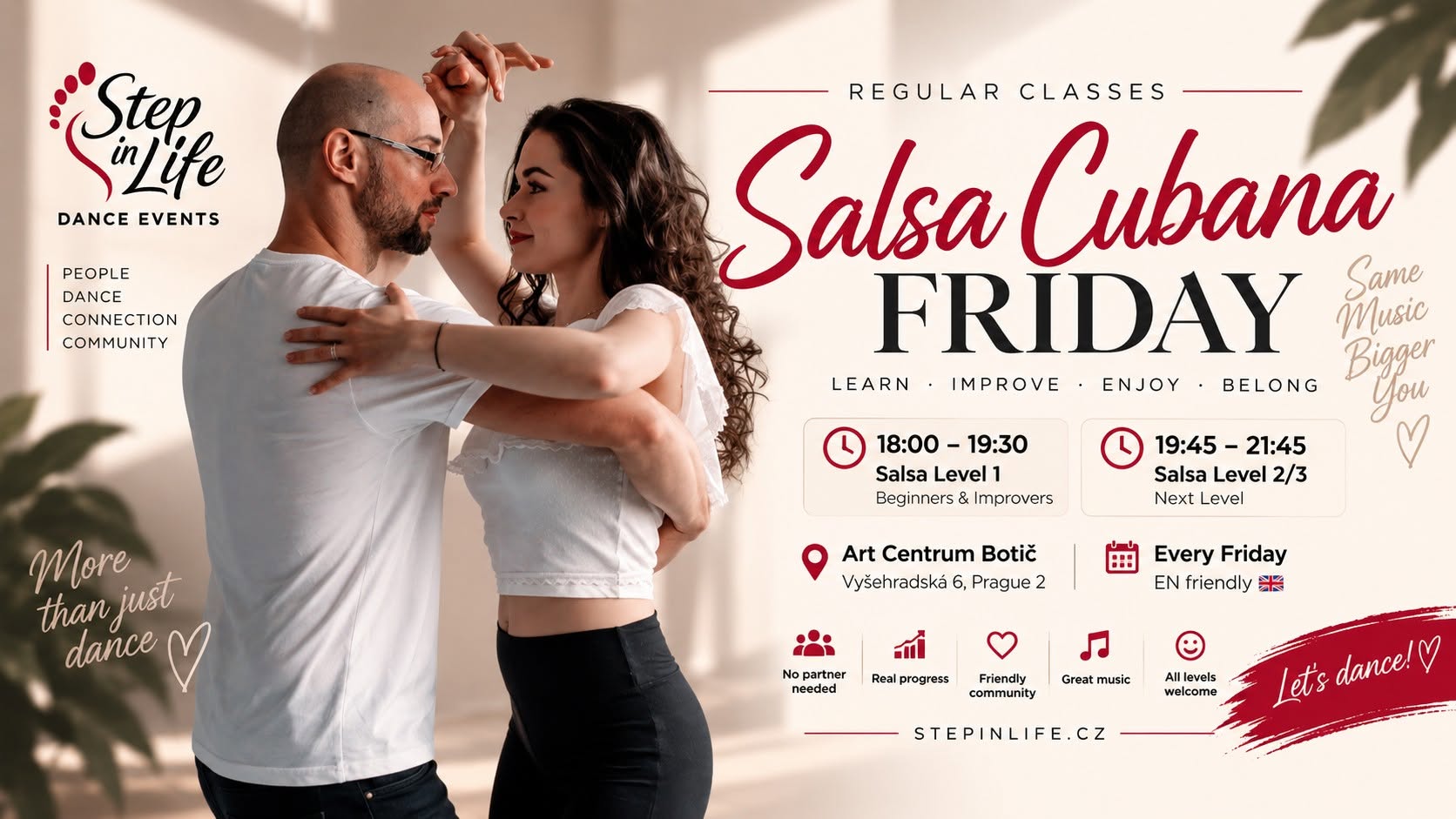 🔥 SALSA CUBANA FRIDAY - Praha Step in Life