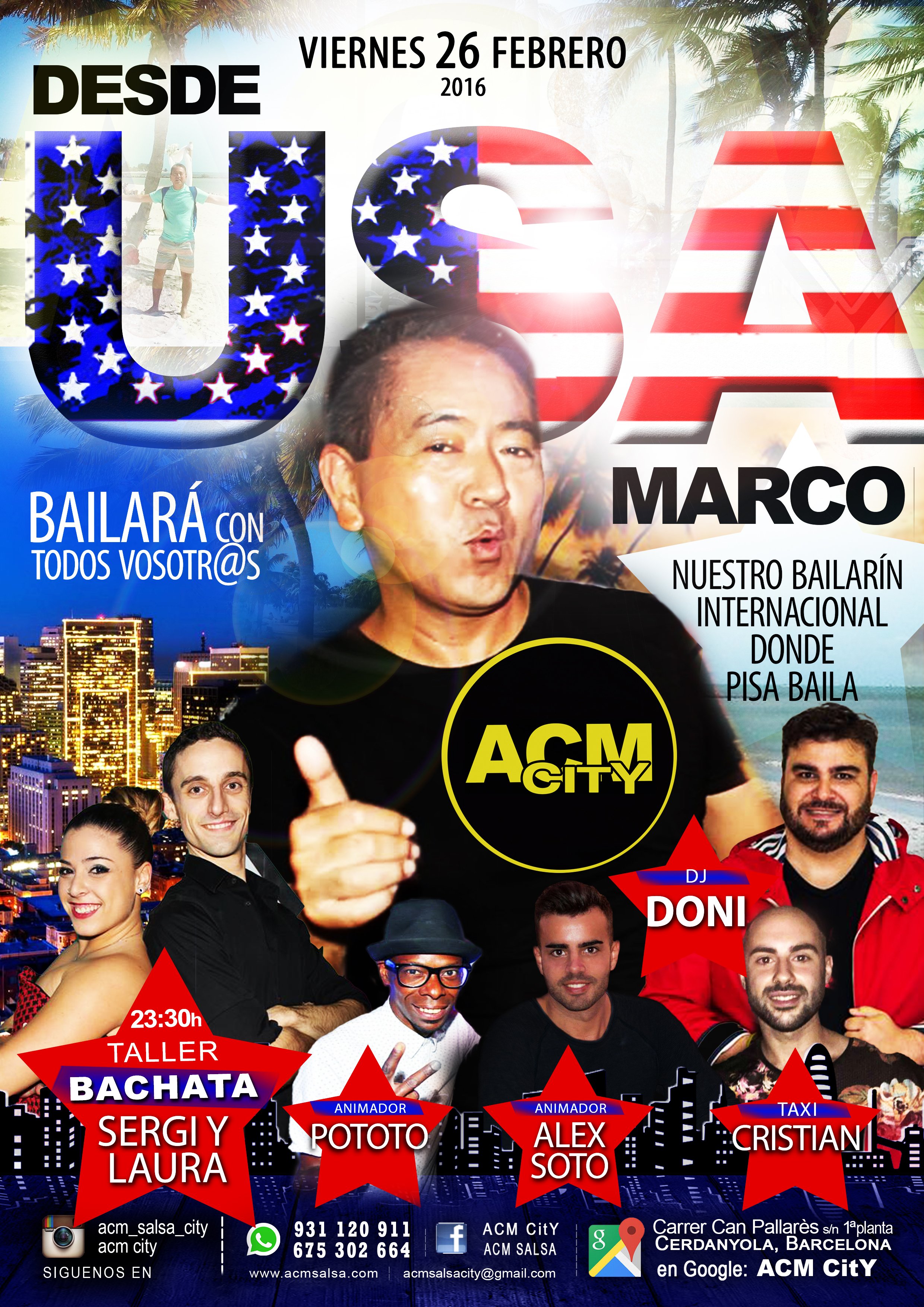 Viernes: USA ACM