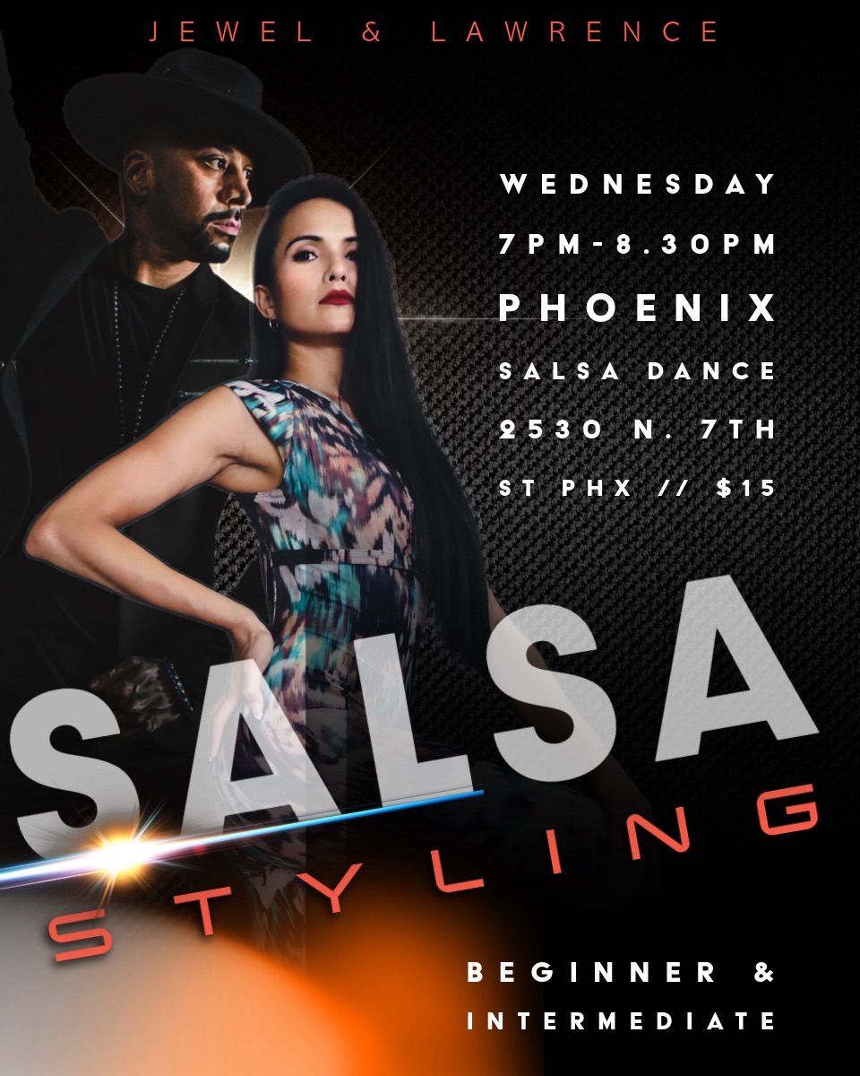 Wednesday Salsa Styling with Jewel & Lawrence!