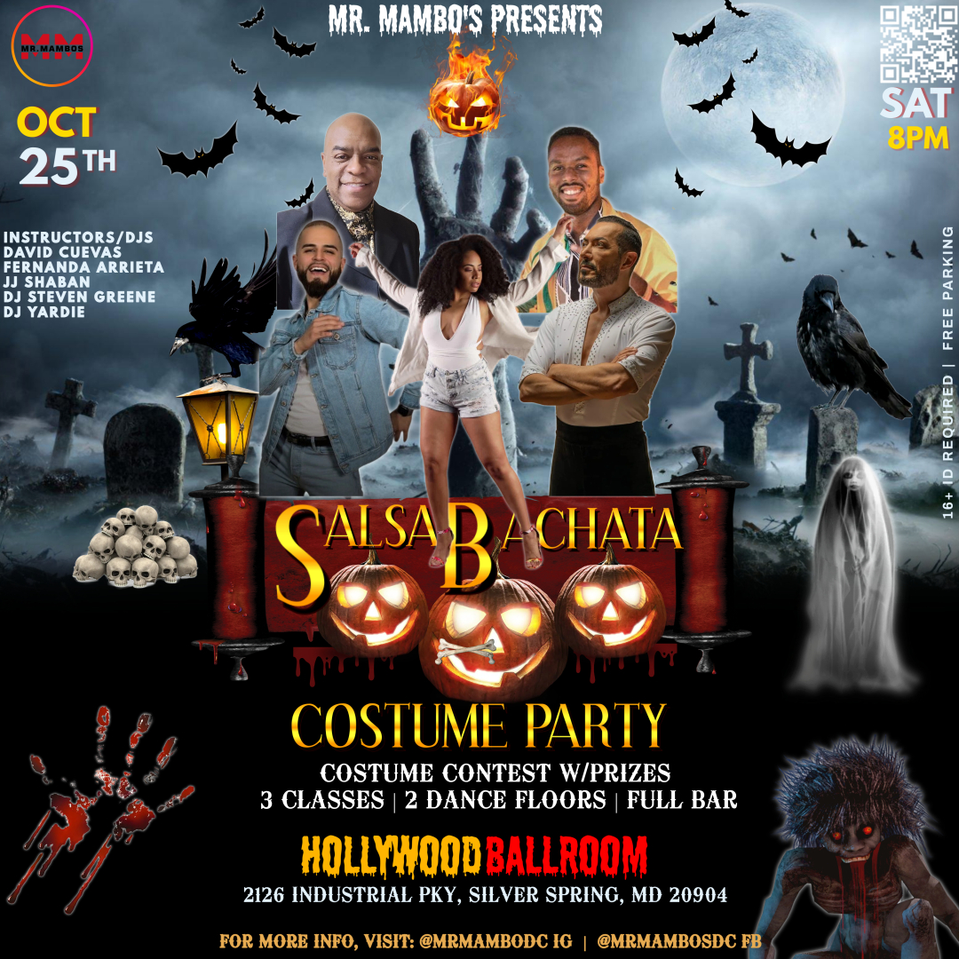 Mr. Mambo's Salsa Bachata Halloween Costume Social and Contest