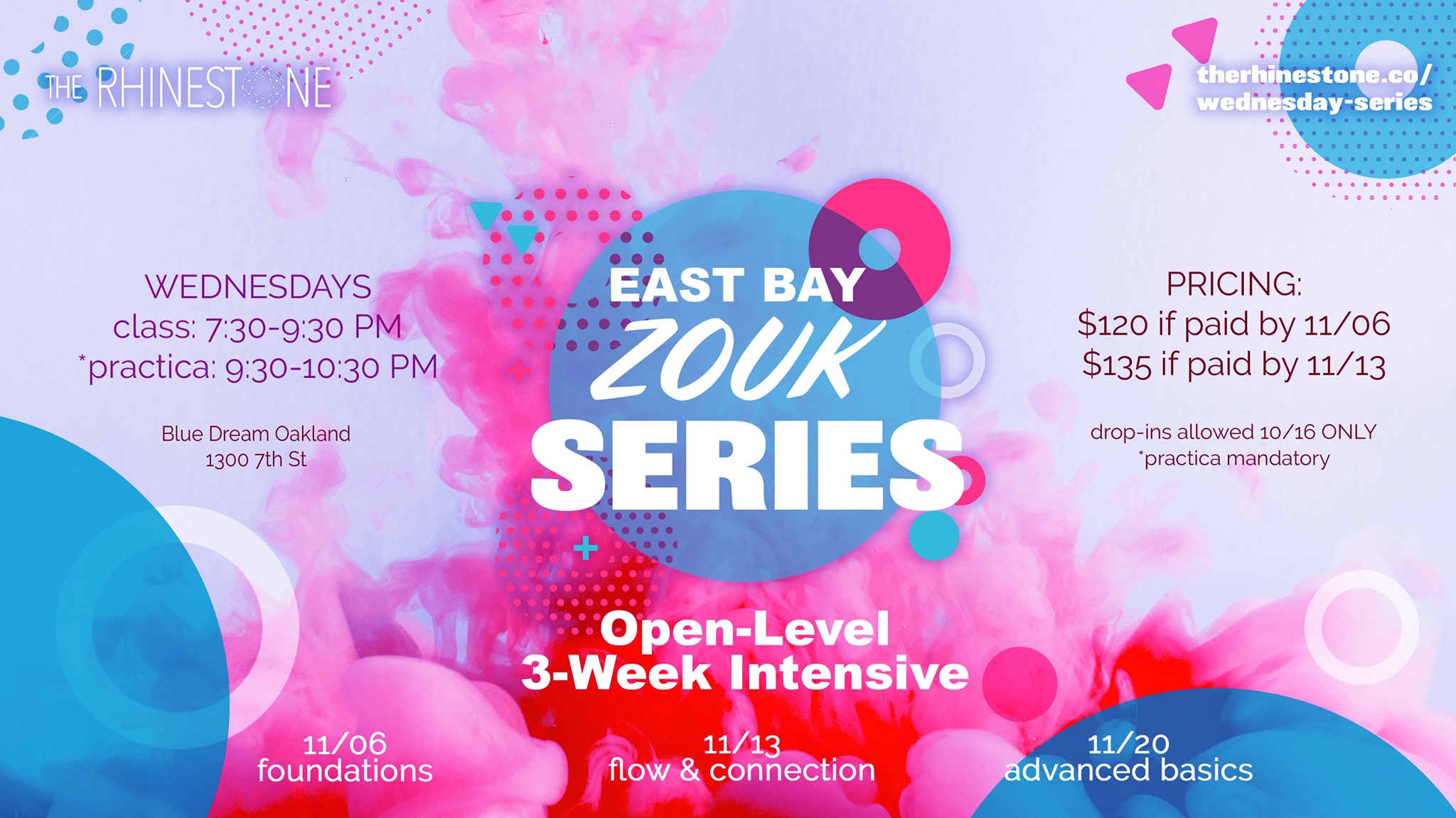 East Bay Zouk 3-Week Series by the Rhinestone