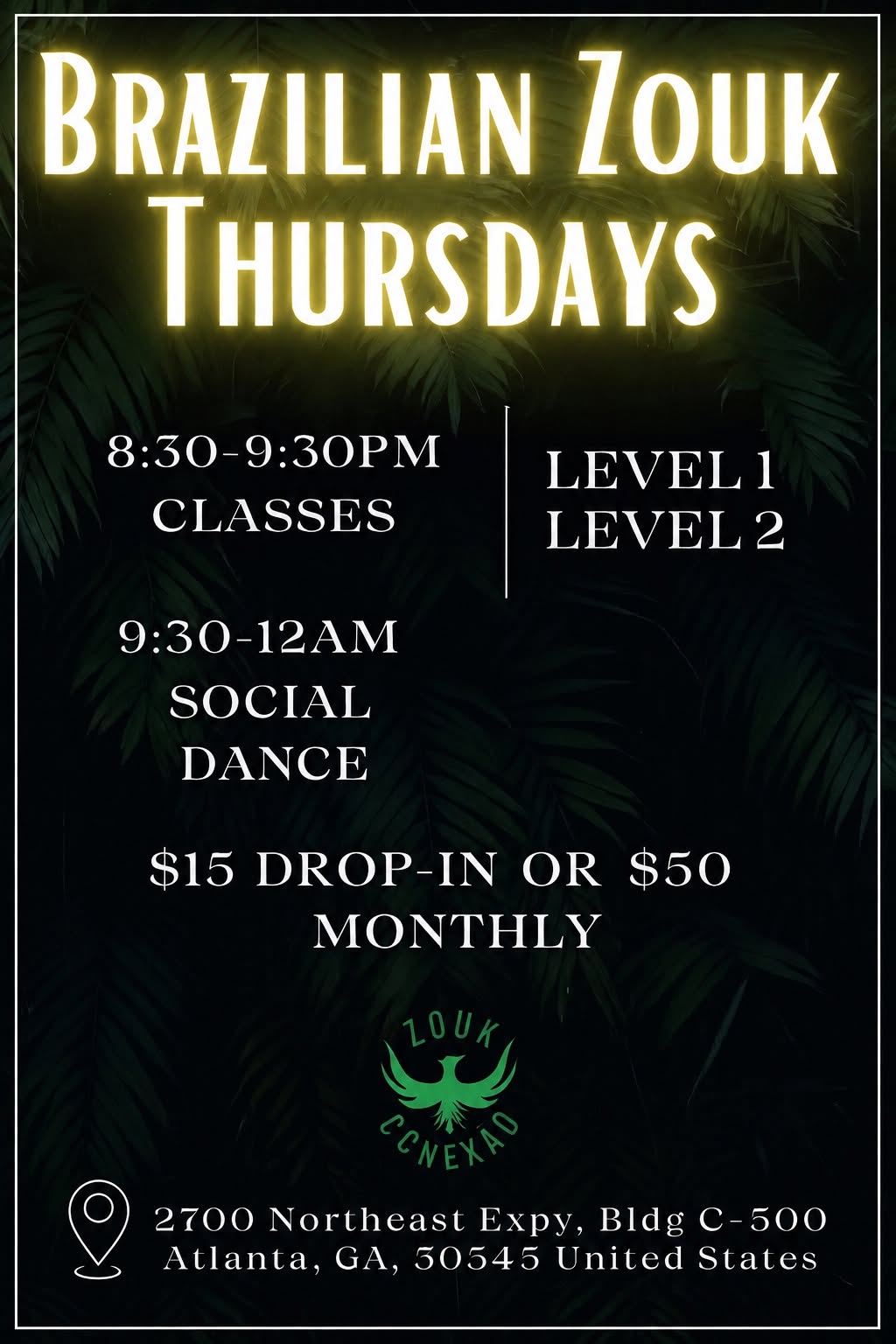 Brazilian Zouk Thursdays @ Elements