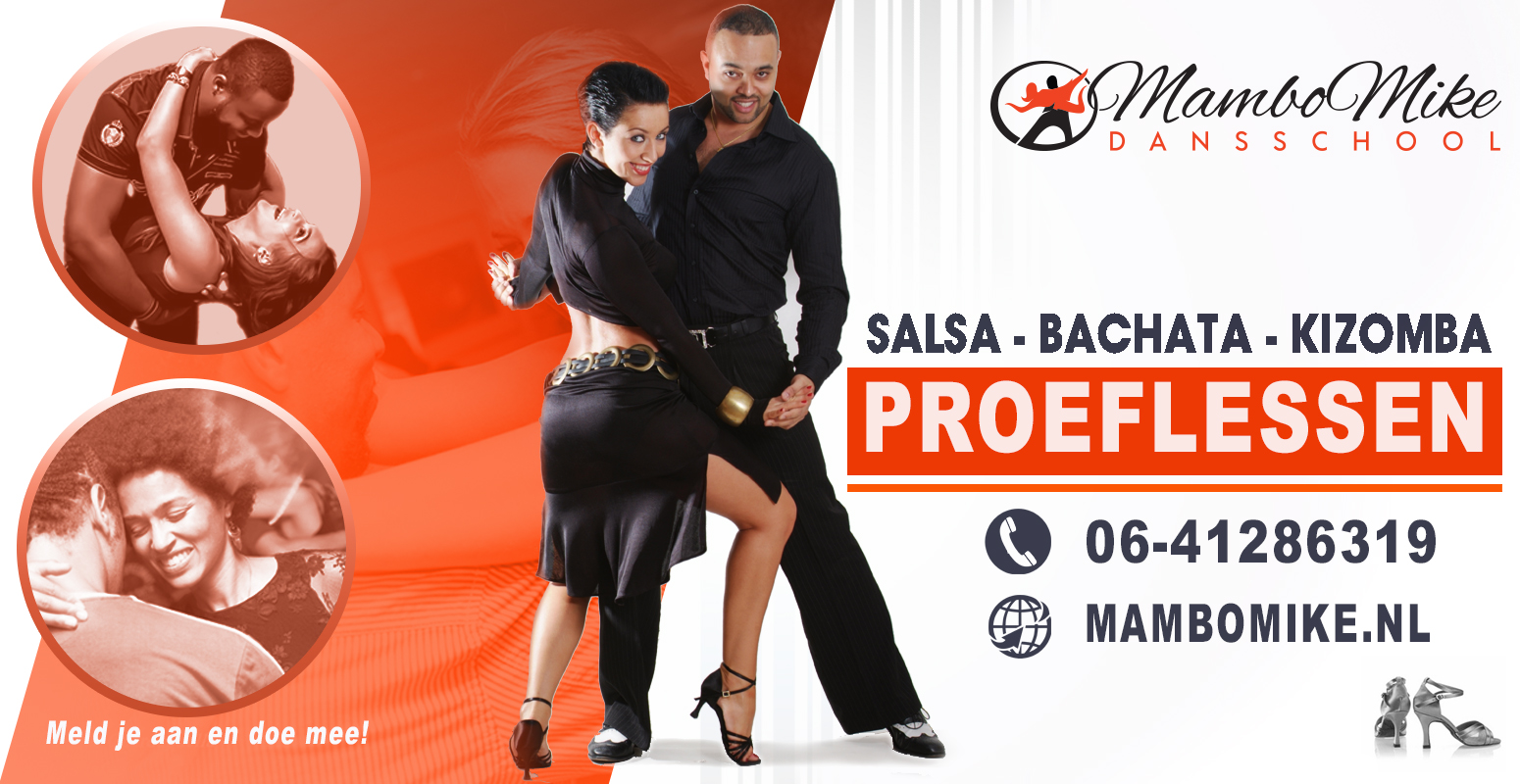 Proeflessen Salsa Bachata Kizomba
