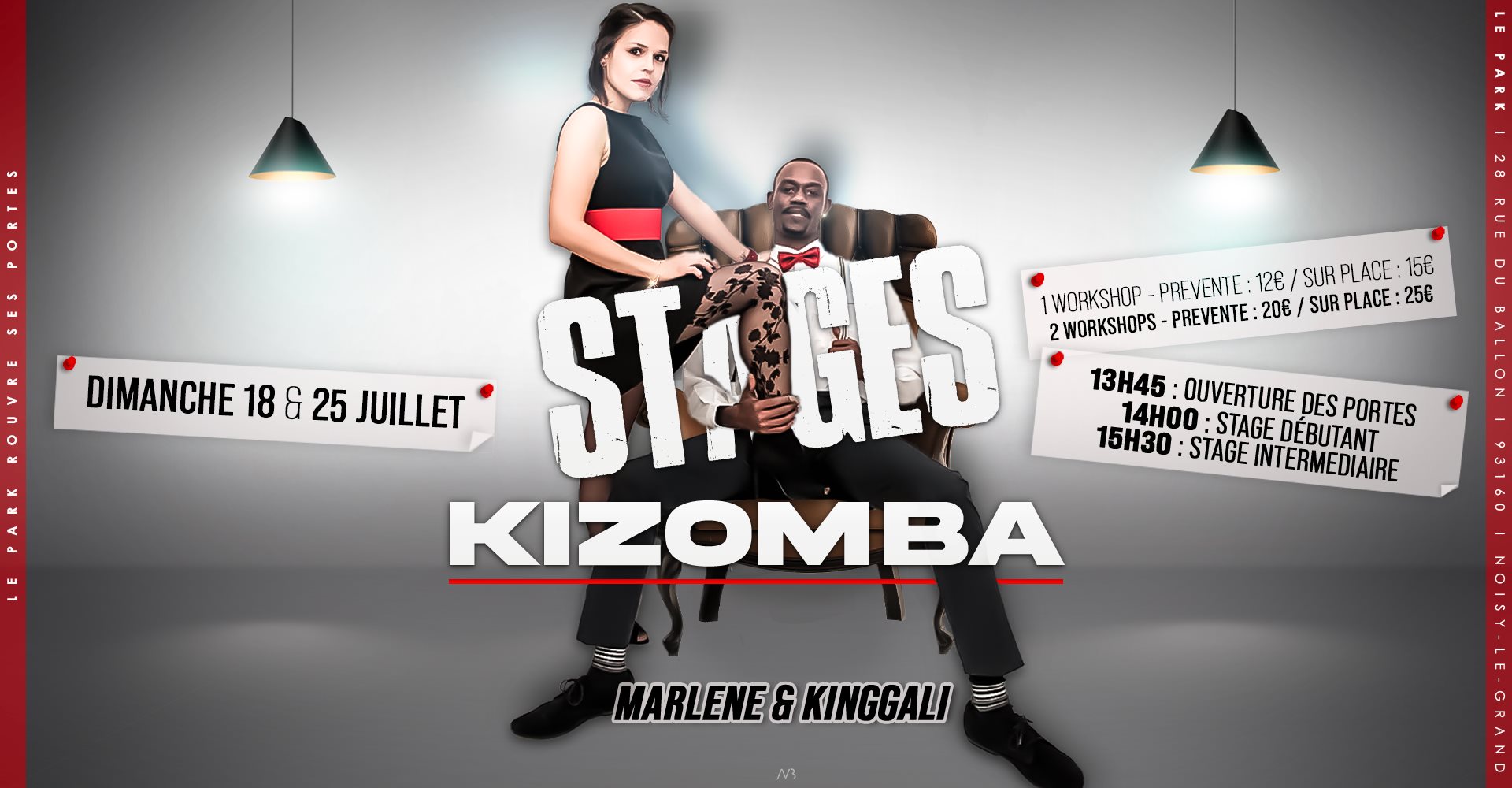 Stage de Kizomba - Deb Inter by Marlene & Kinggali