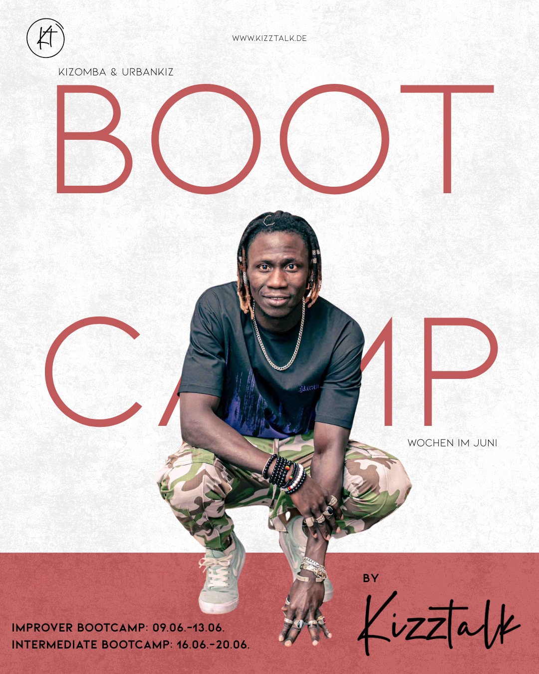 Kizomba & UrbanKiz Bootcamp Weeks (Improver & Intermediate)