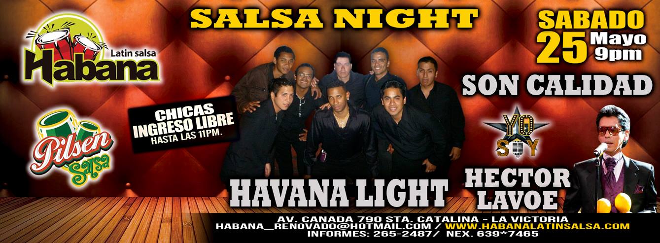 SÁBADO 25 DE MAYO SEGUIMOS EN NUESTRO MES DE ANIVERSARIO SALSA NIGHT...!!!