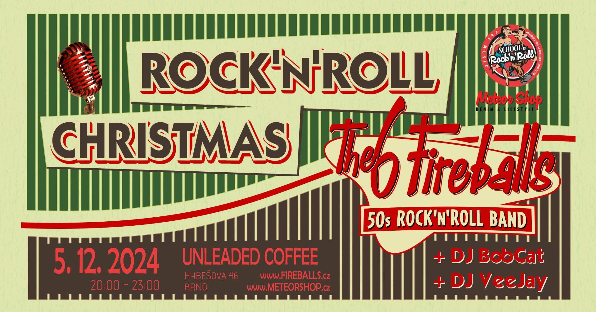 Vánoční Rock & Roll Tančírna Vol. 4 with the 6 Fireballs.